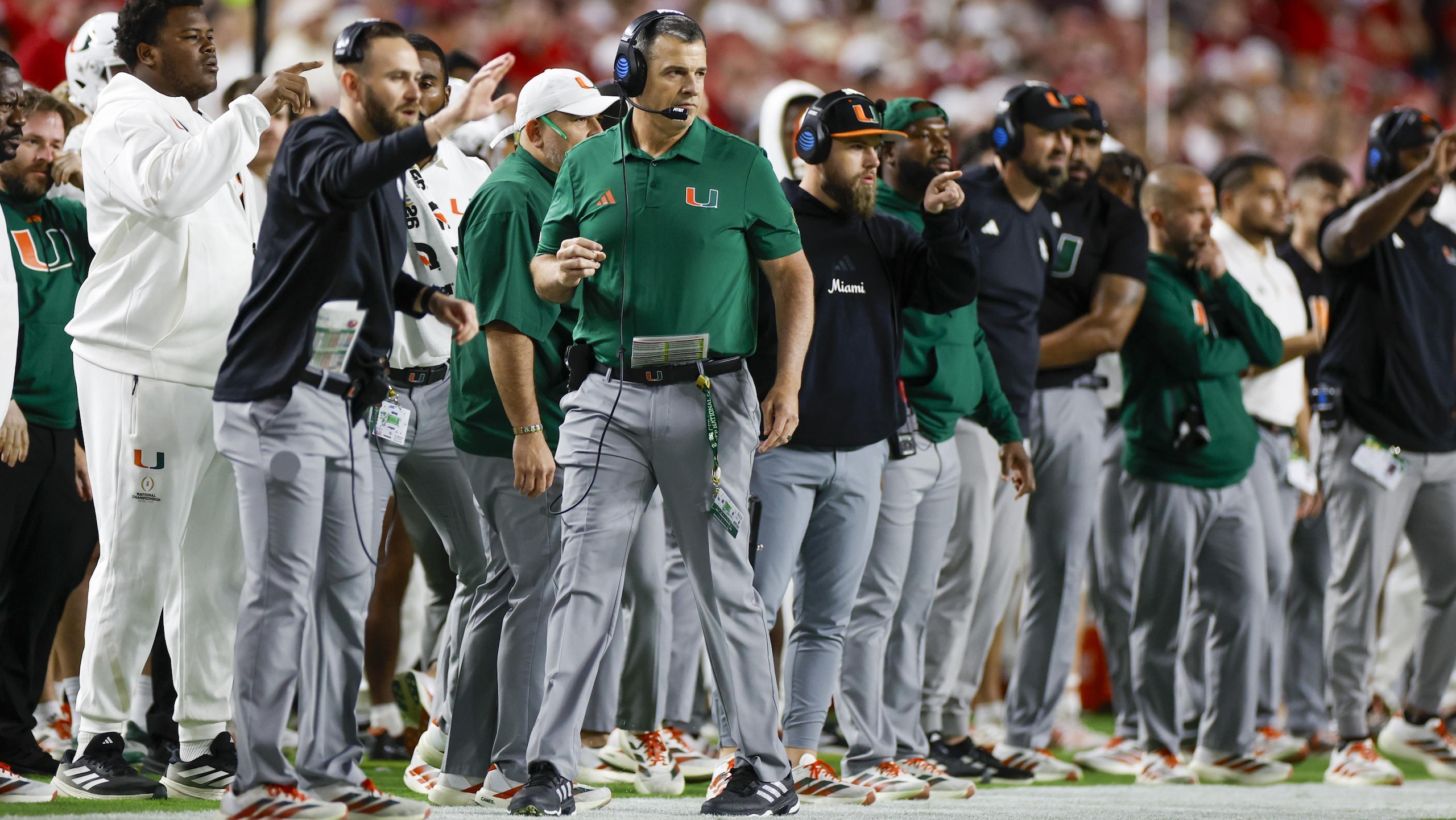 COLLEGE FOOTBALL: JAN 19 College Football Playoff National Championship Presented by AT&T Indiana vs Miami COLLEGE FOOTBALL: JAN 19 College Football Playoff National Championship Presented by AT&T Indiana vs Miami