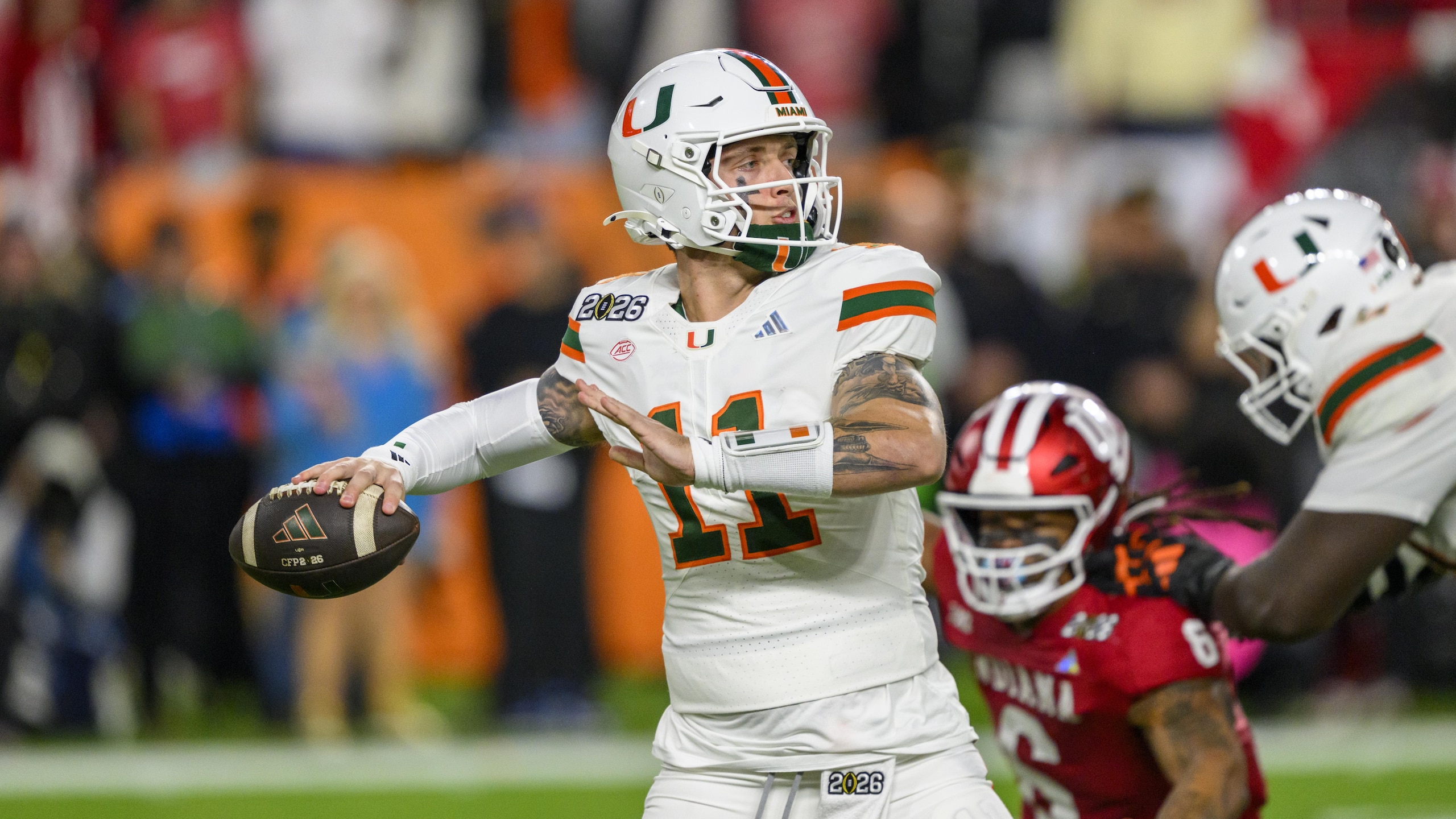COLLEGE FOOTBALL: JAN 19 College Football Playoff National Championship Presented by AT&T Indiana vs Miami COLLEGE FOOTBALL: JAN 19 College Football Playoff National Championship Presented by AT&T Indiana vs Miami