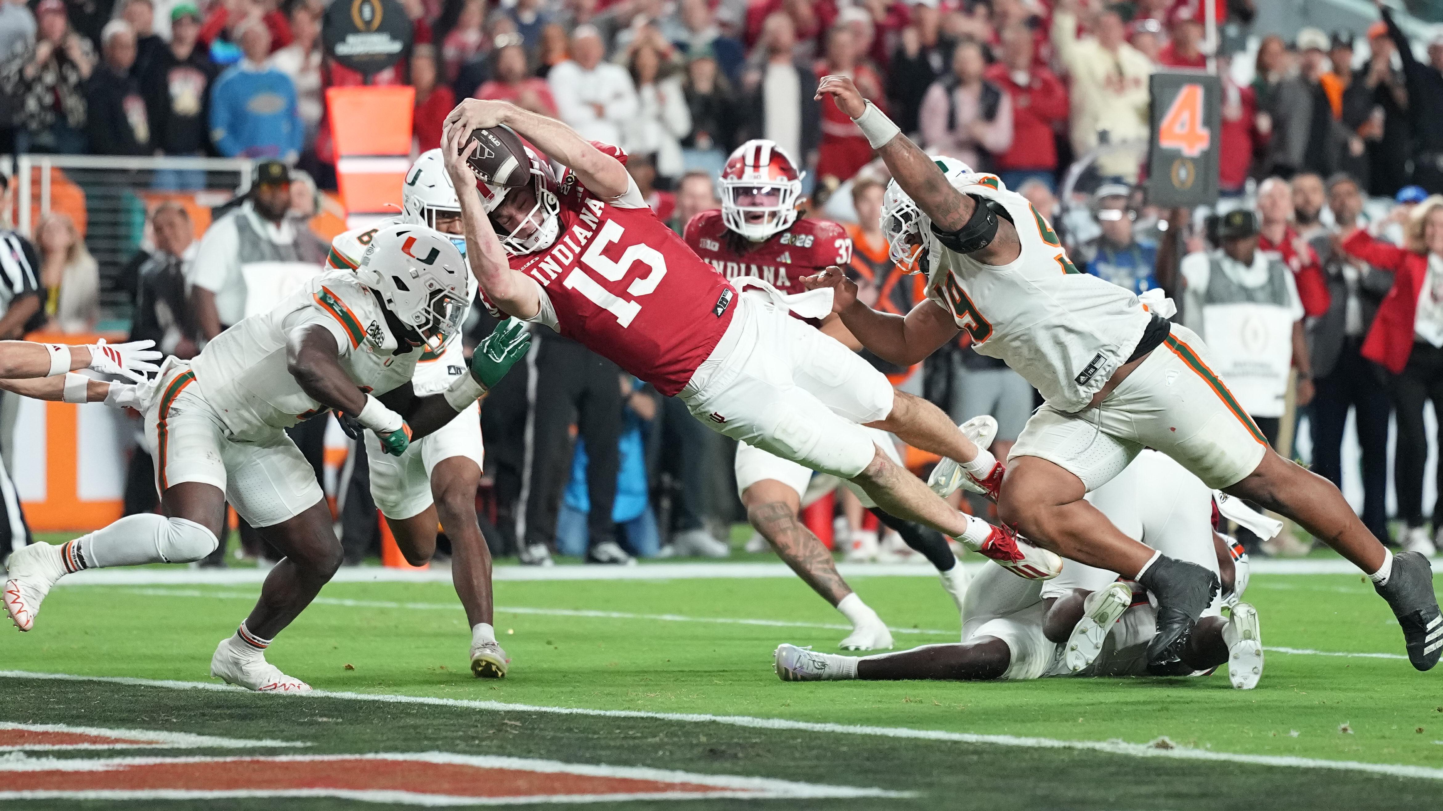 Indiana University vs University of Miami, 2026 CFP National Championship