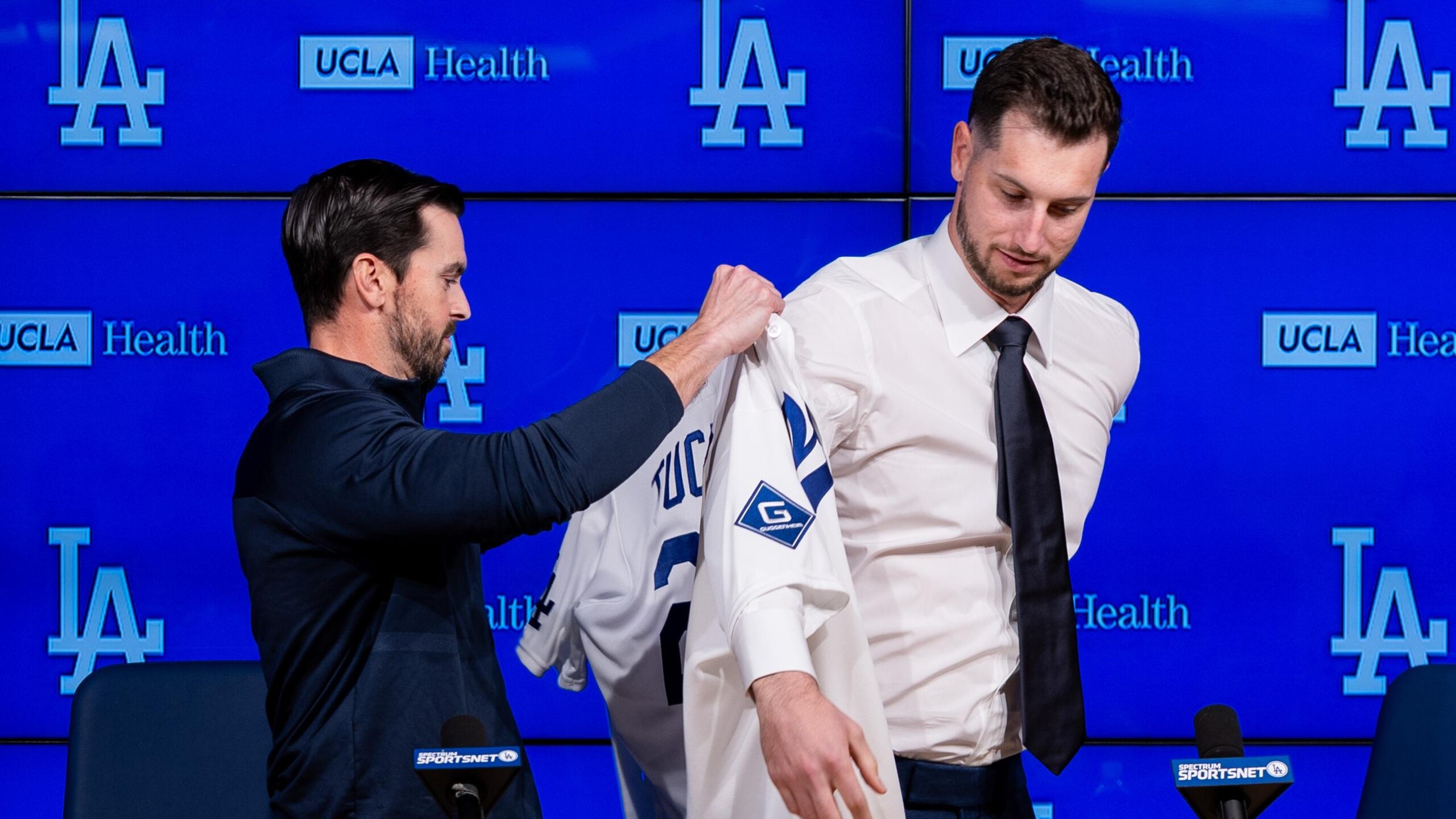 dodgers introductory press conference kyle tucker