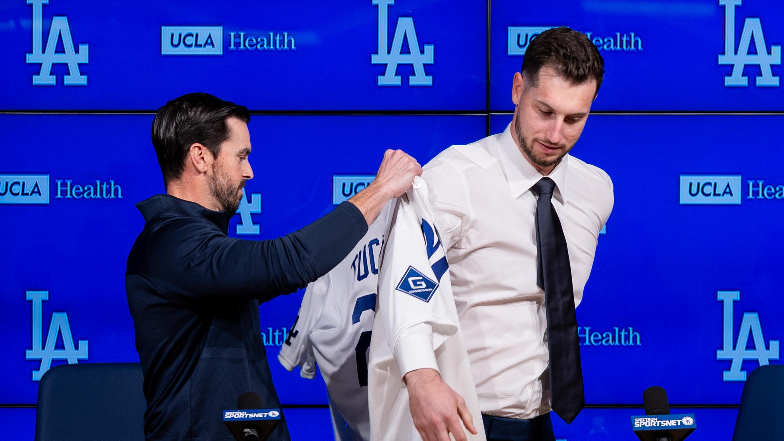 dodgers introductory press conference kyle tucker