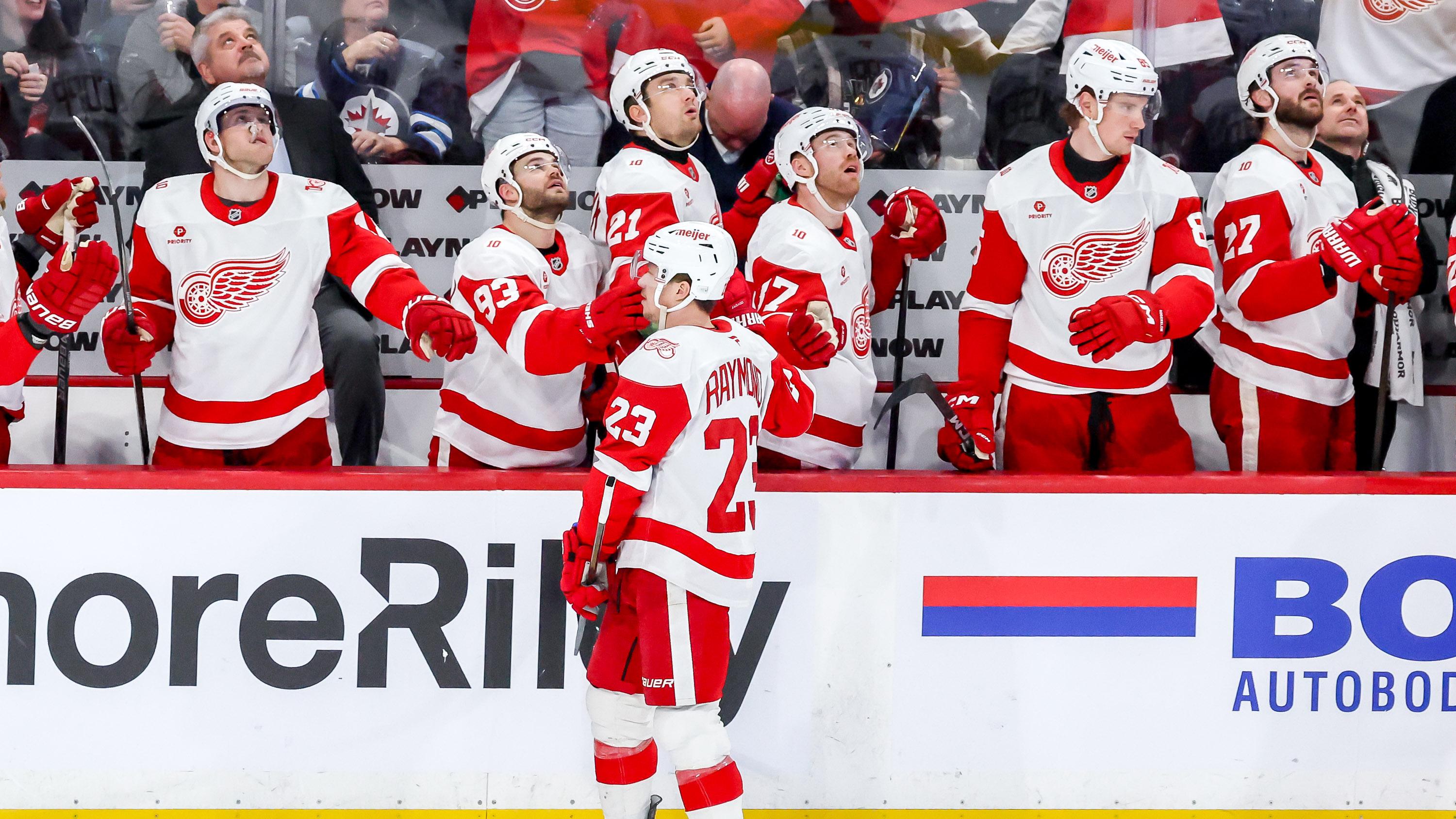 Detroit Red Wings v Winnipeg Jets