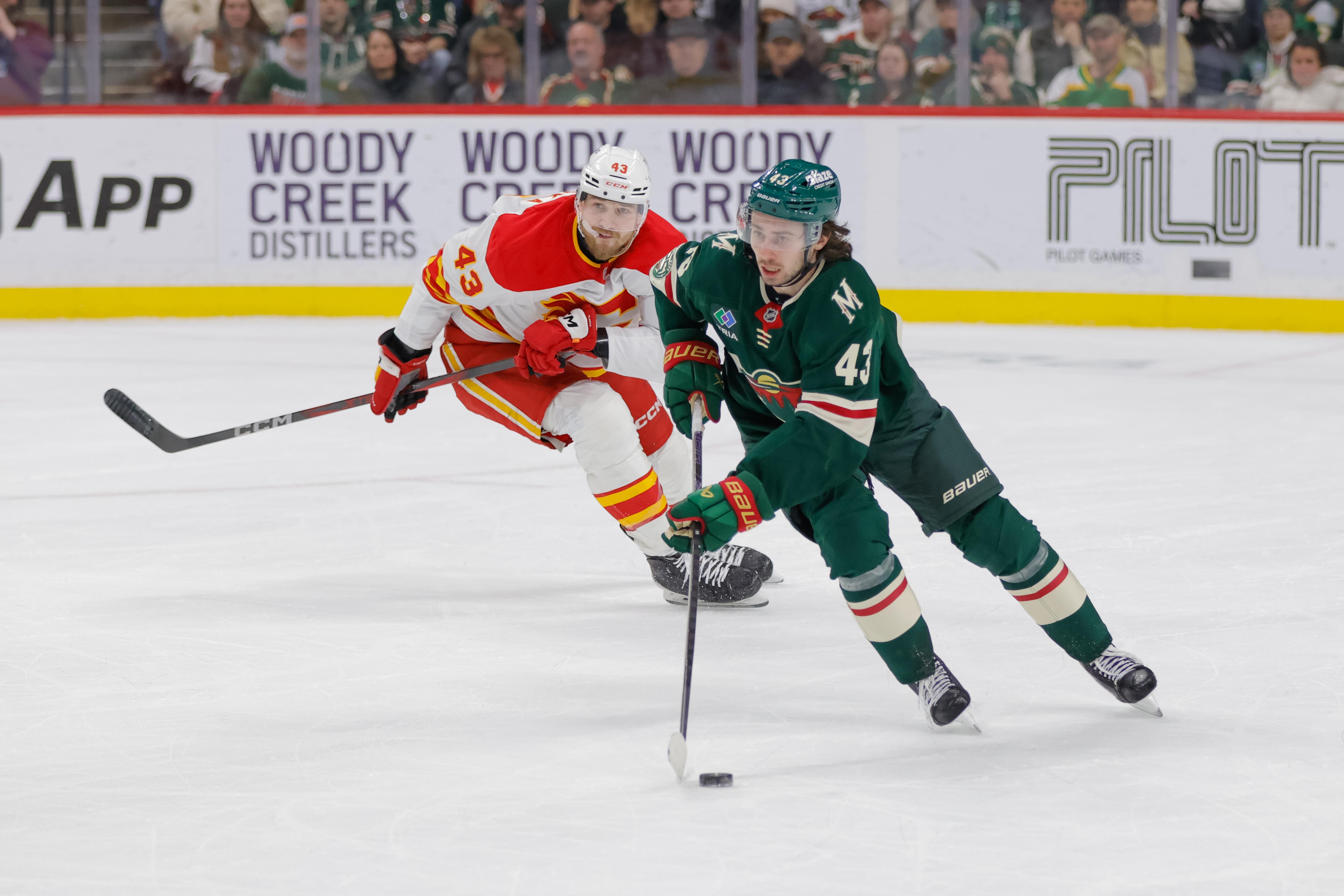 NHL: JAN 29 Flames at Wild