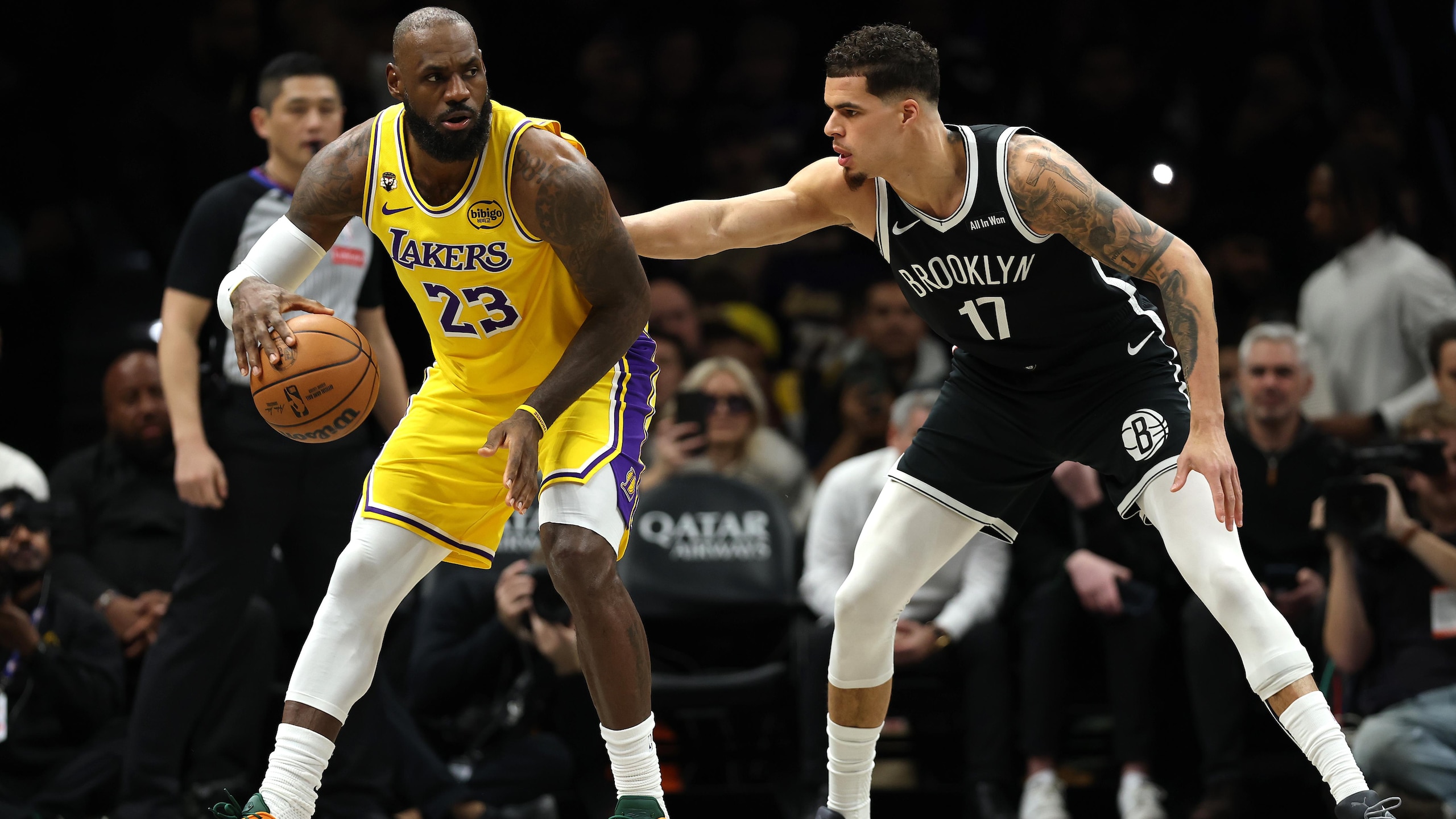 Los Angeles Lakers v Brooklyn Nets