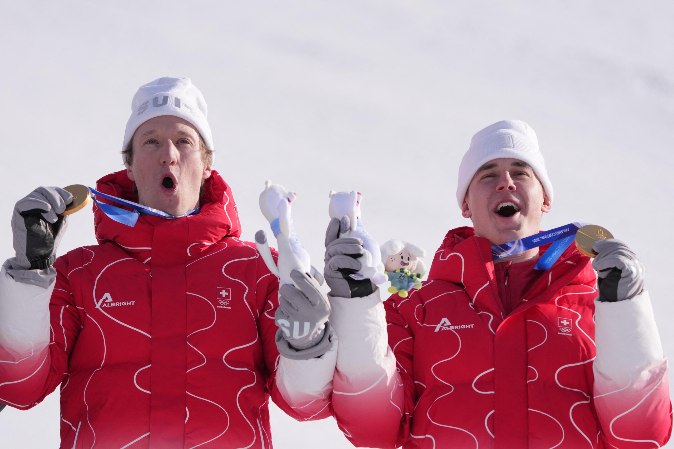 SKI ALPINE-OLY-2026-MILANO CORTINA-PODIUM SKI ALPINE-OLY-2026-MILANO CORTINA-PODIUM