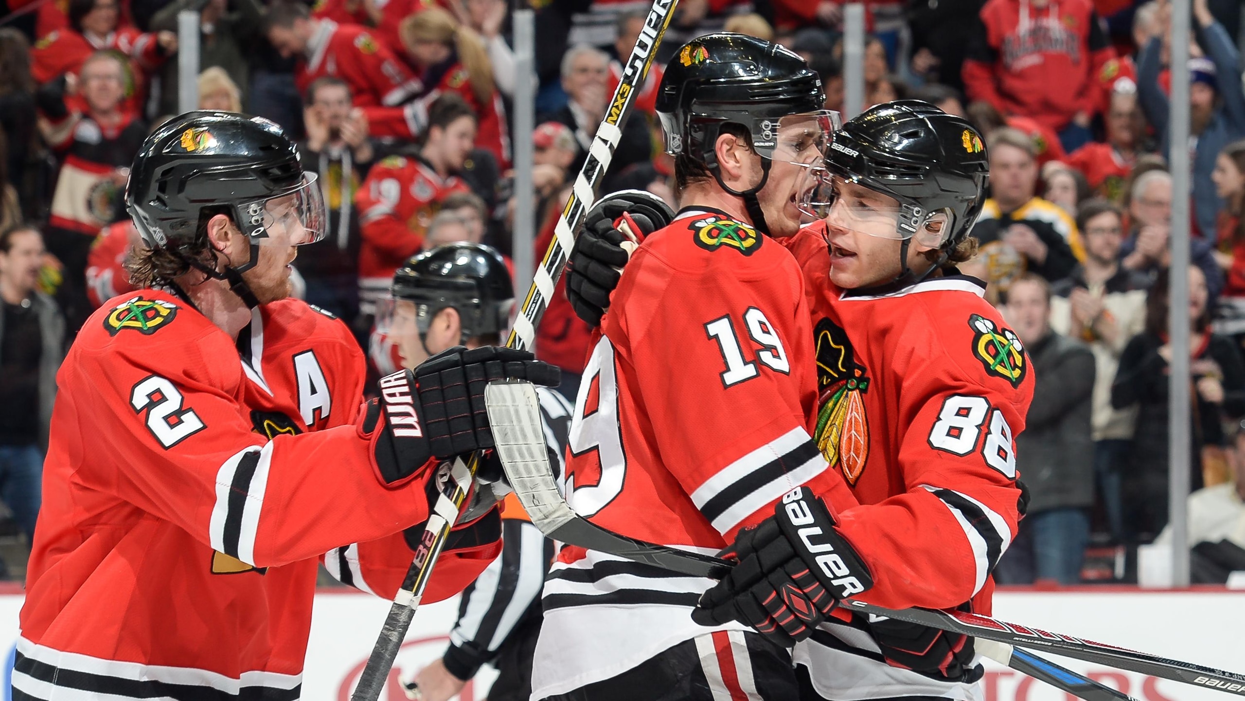 Boston Bruins v Chicago Blackhawks Boston Bruins v Chicago Blackhawks