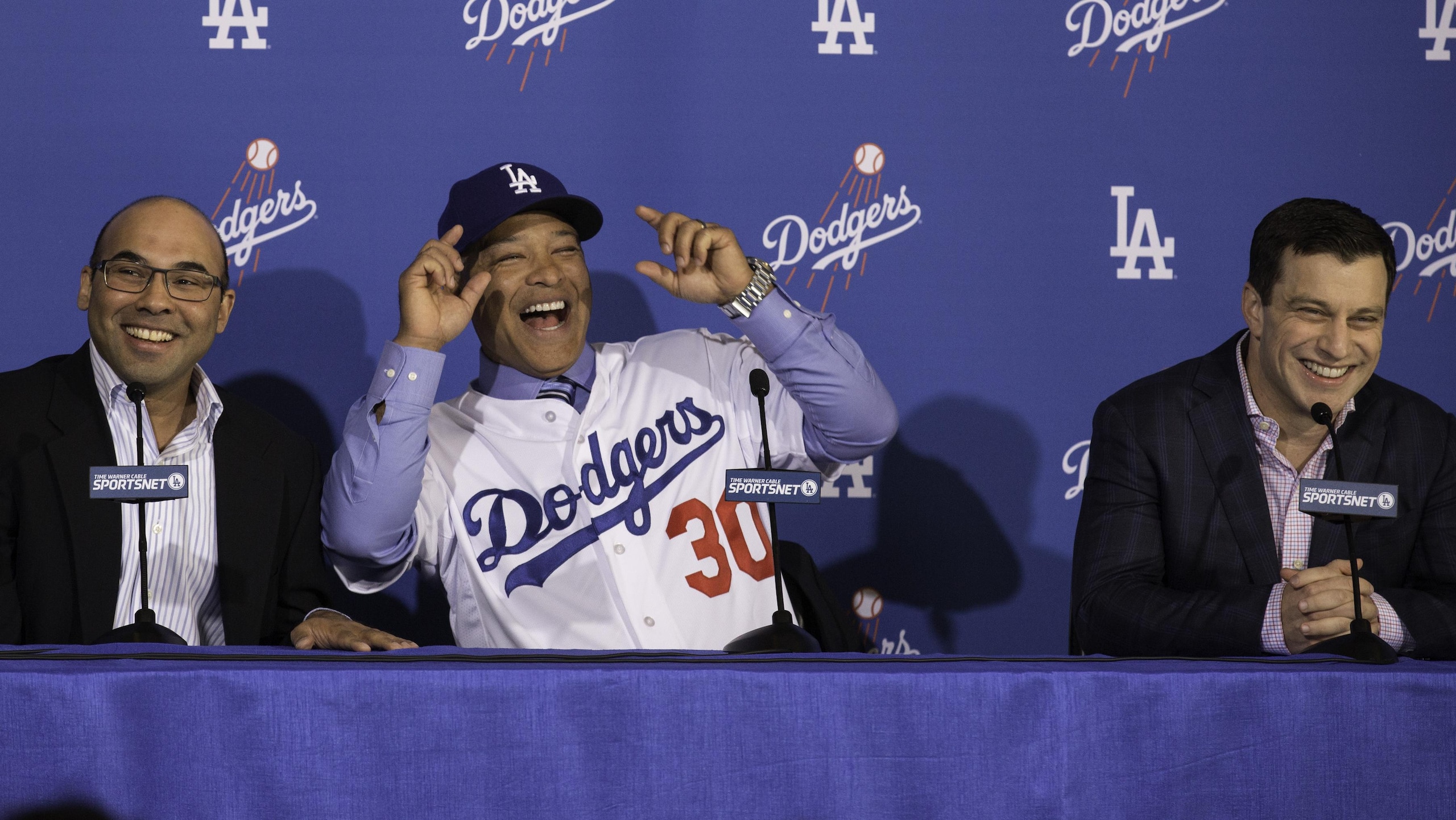 Los Angeles Dodgers Introduce New Manager Dave Roberts Los Angeles Dodgers Introduce New Manager Dave Roberts