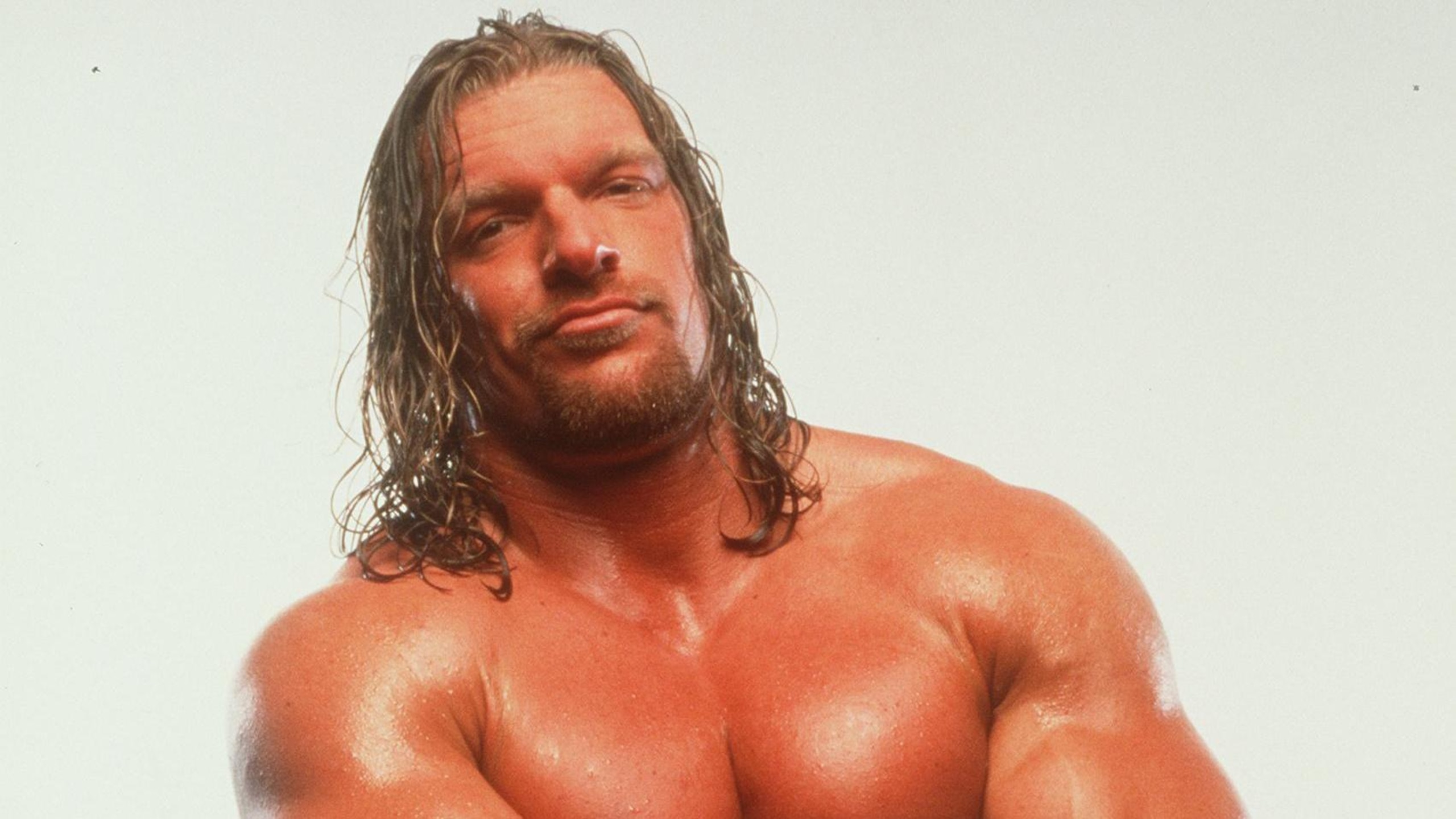 World Wrestling Federation's Wrestler Triple H Poses June 12 2000 World Wrestling Federation's Wrestler Triple H Poses June 12 2000