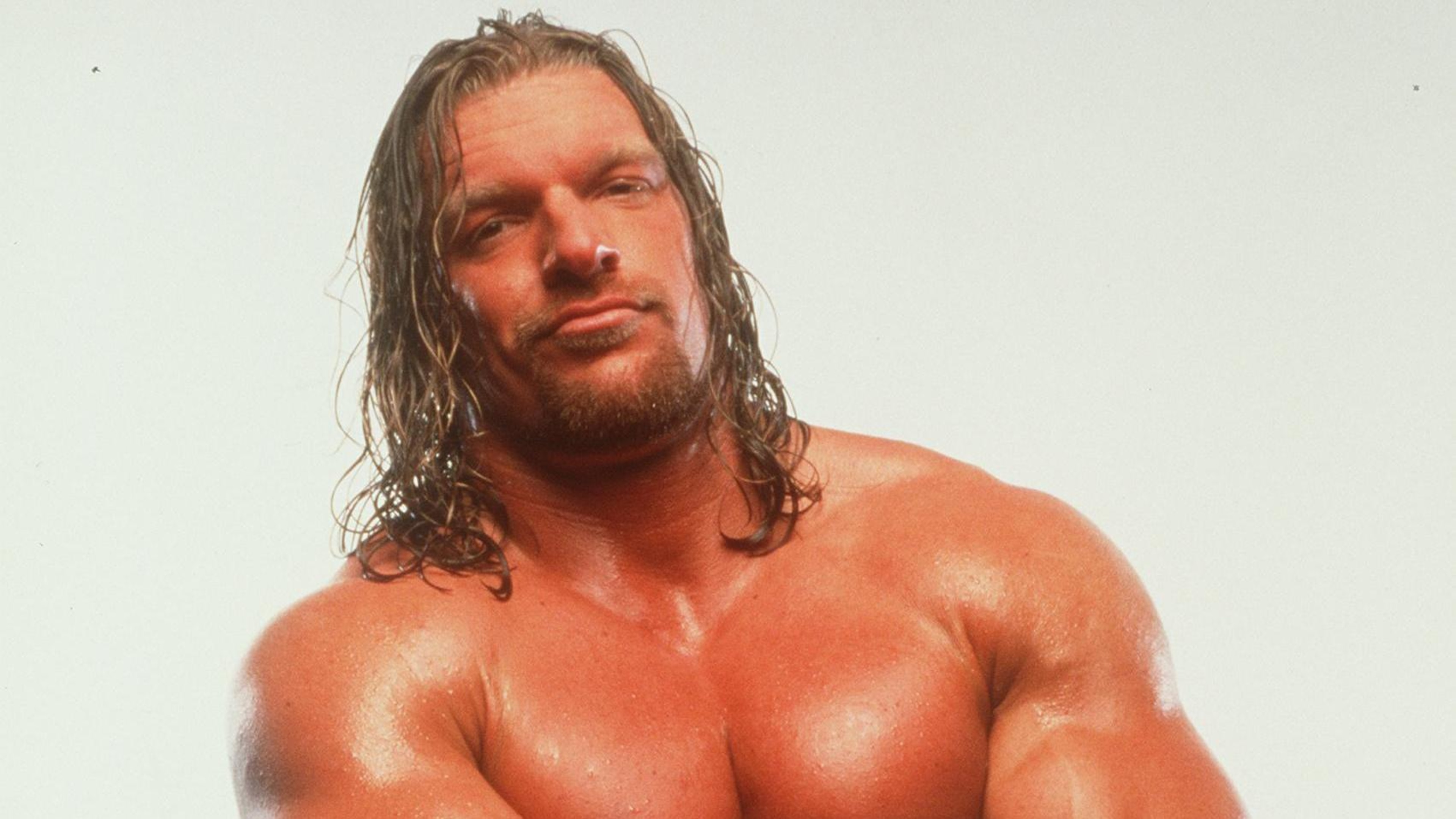 World Wrestling Federation's Wrestler Triple H Poses June 12 2000 World Wrestling Federation's Wrestler Triple H Poses June 12 2000