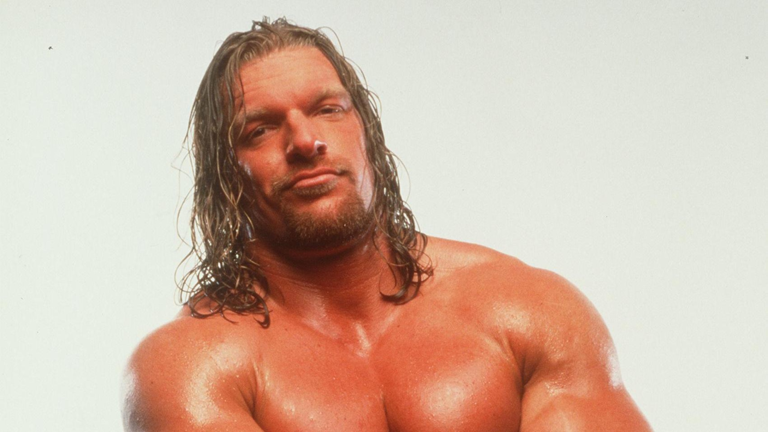 World Wrestling Federation's Wrestler Triple H Poses June 12 2000 World Wrestling Federation's Wrestler Triple H Poses June 12 2000