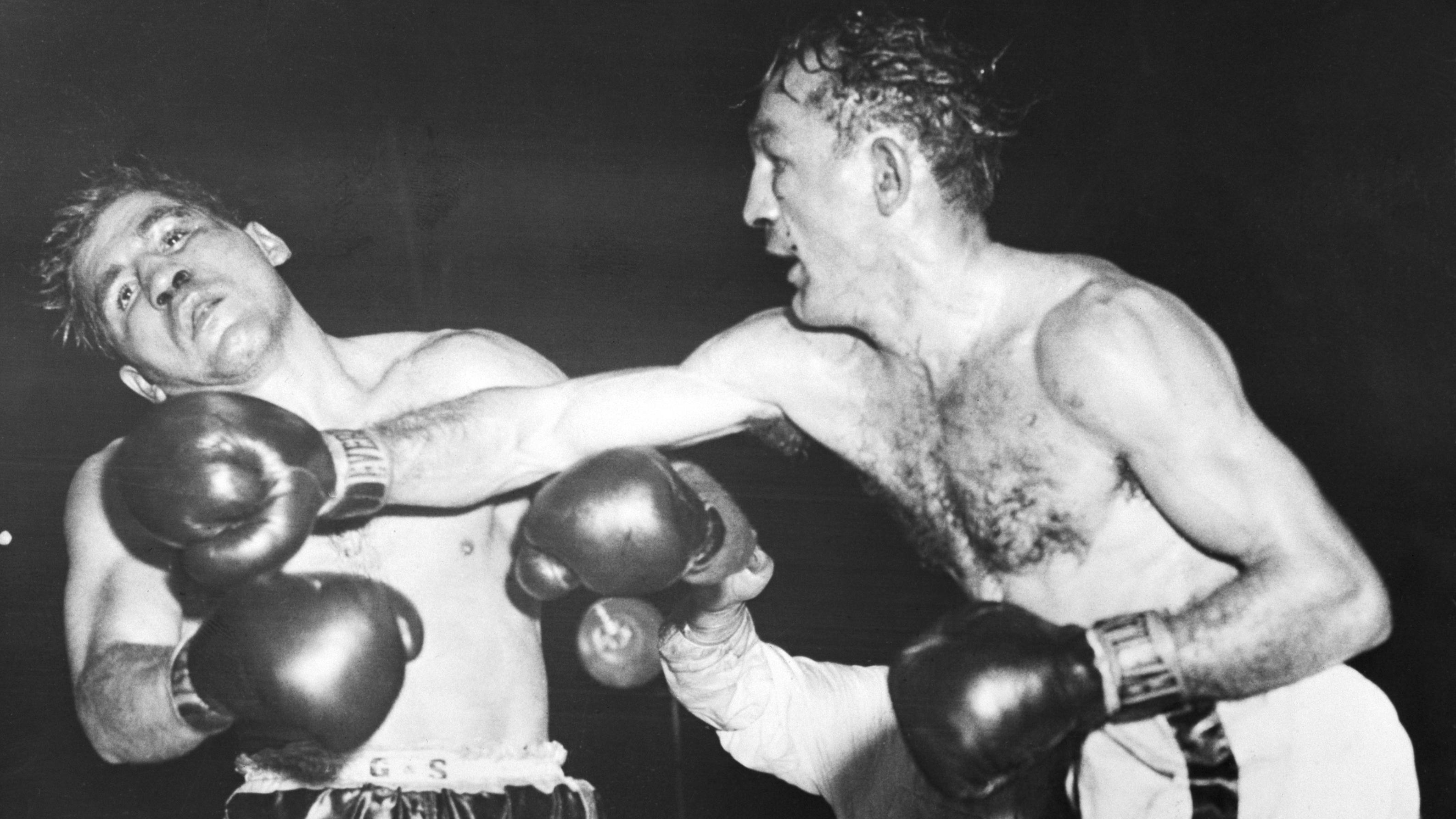 Carmen Basilio After Punching Tony Demarco