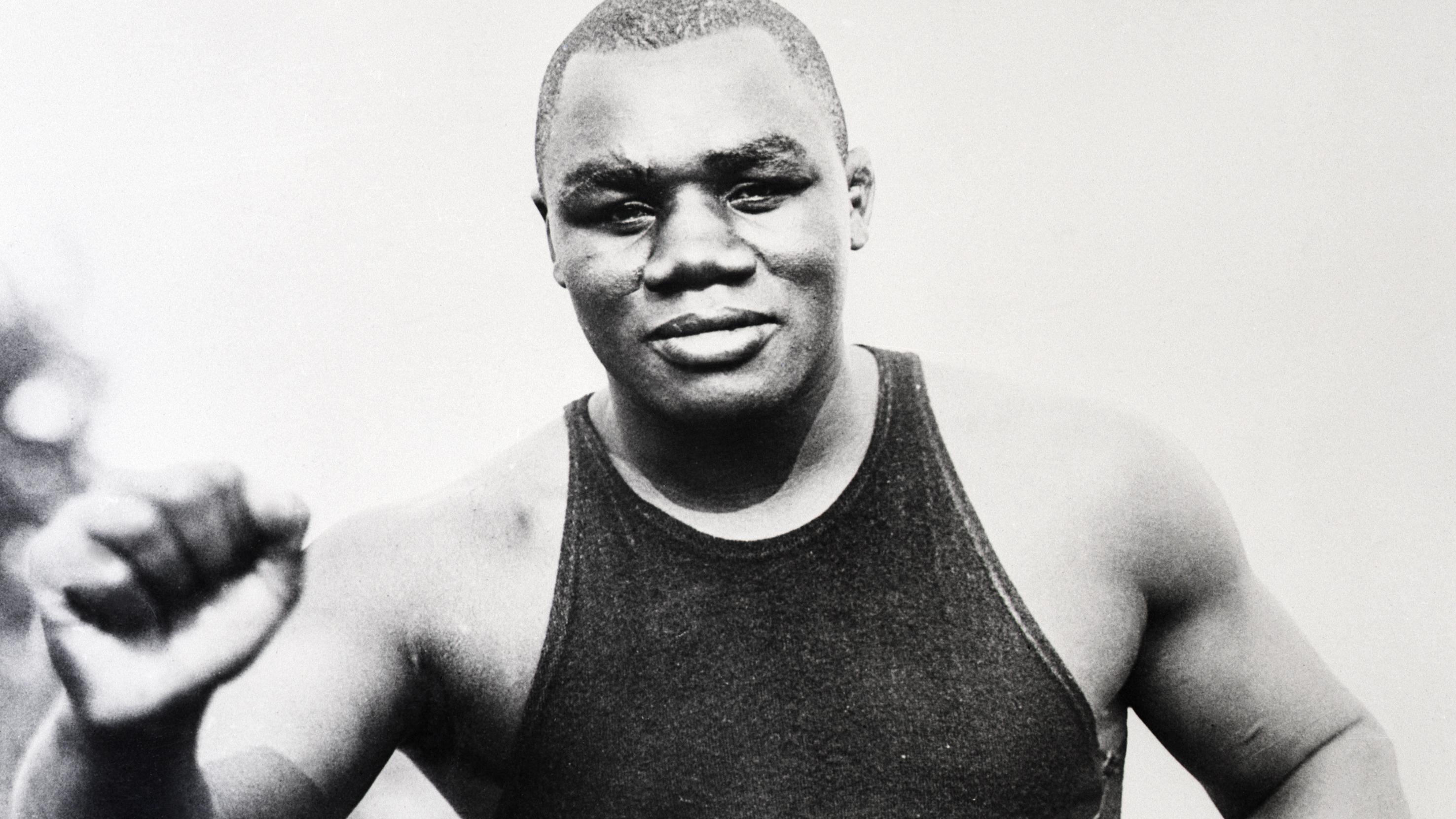 Sam Langford In Fighting Pose