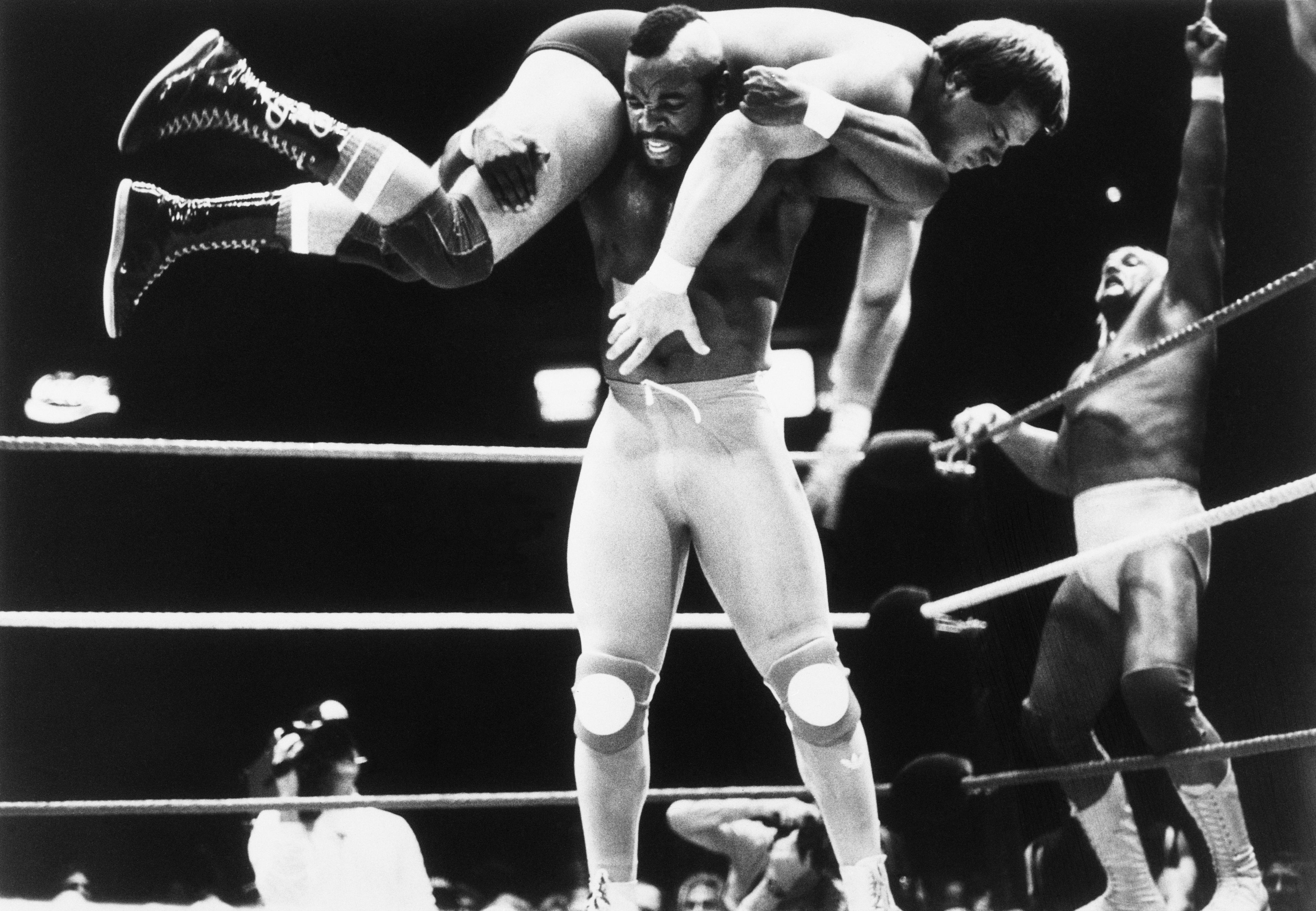 Hulk Hogan and Mr. T in Tag Wrestling Match