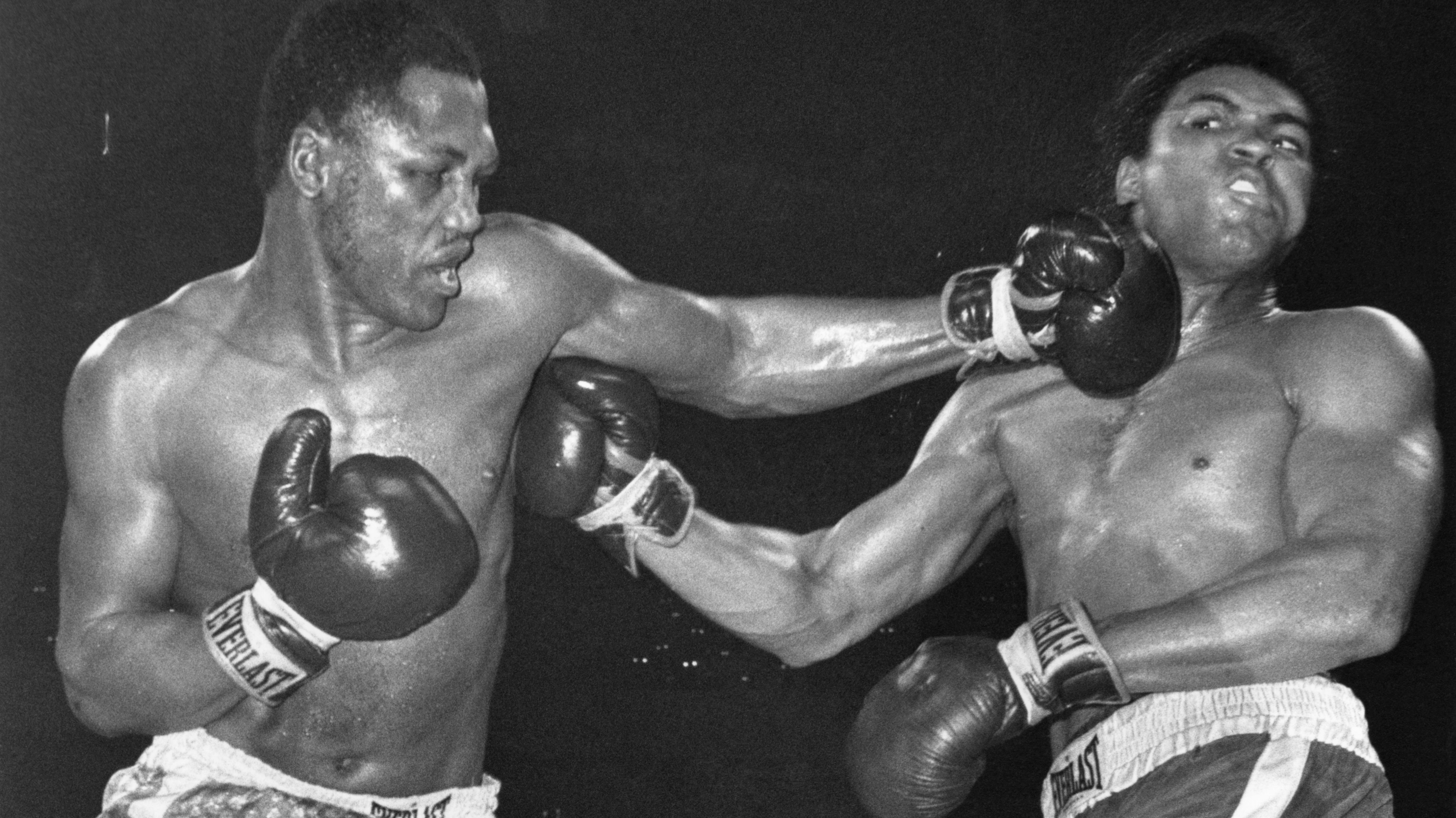 Muhammad Ali fighting Joe Frazier