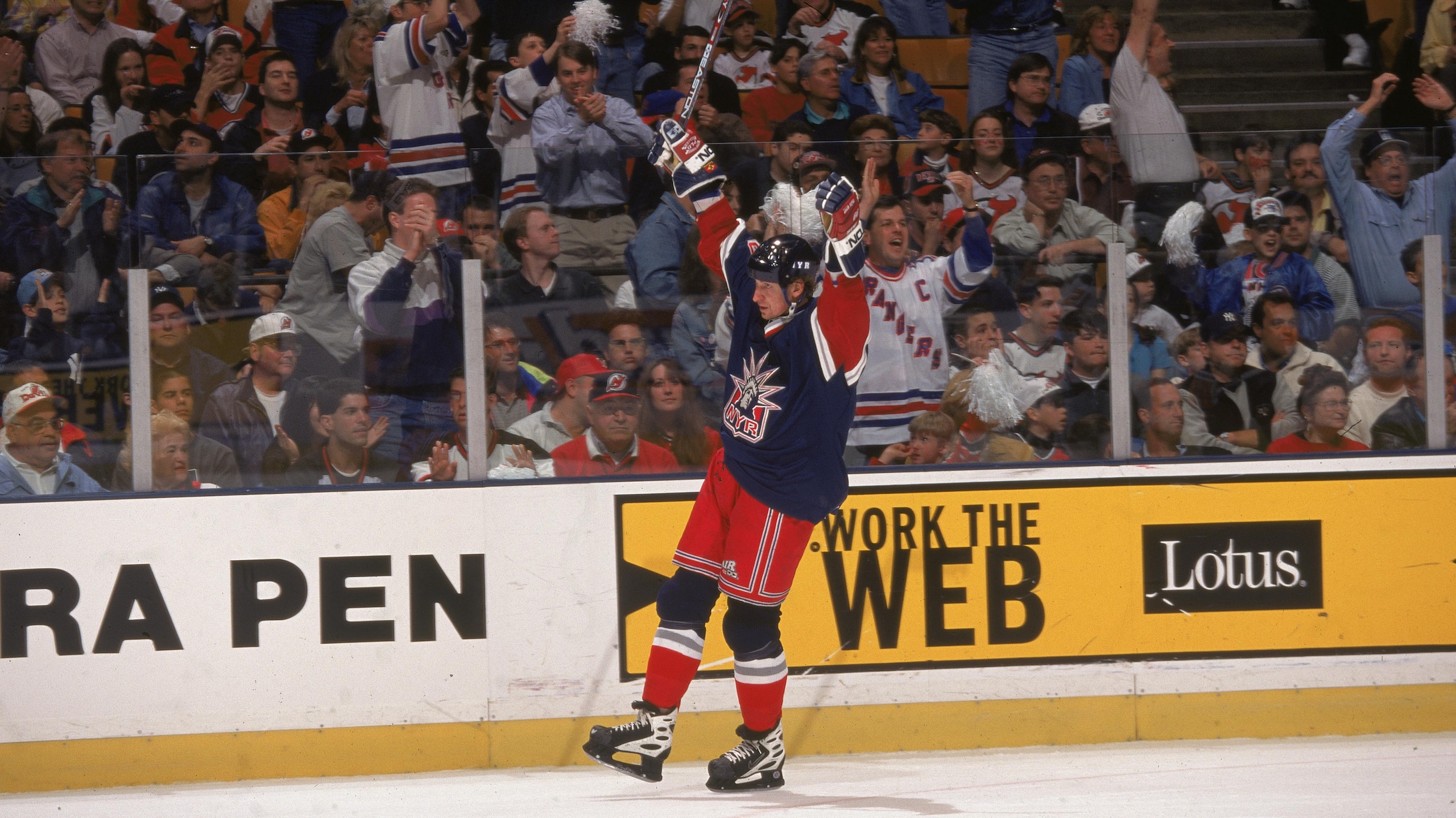 Wayne Gretzky On The Ice