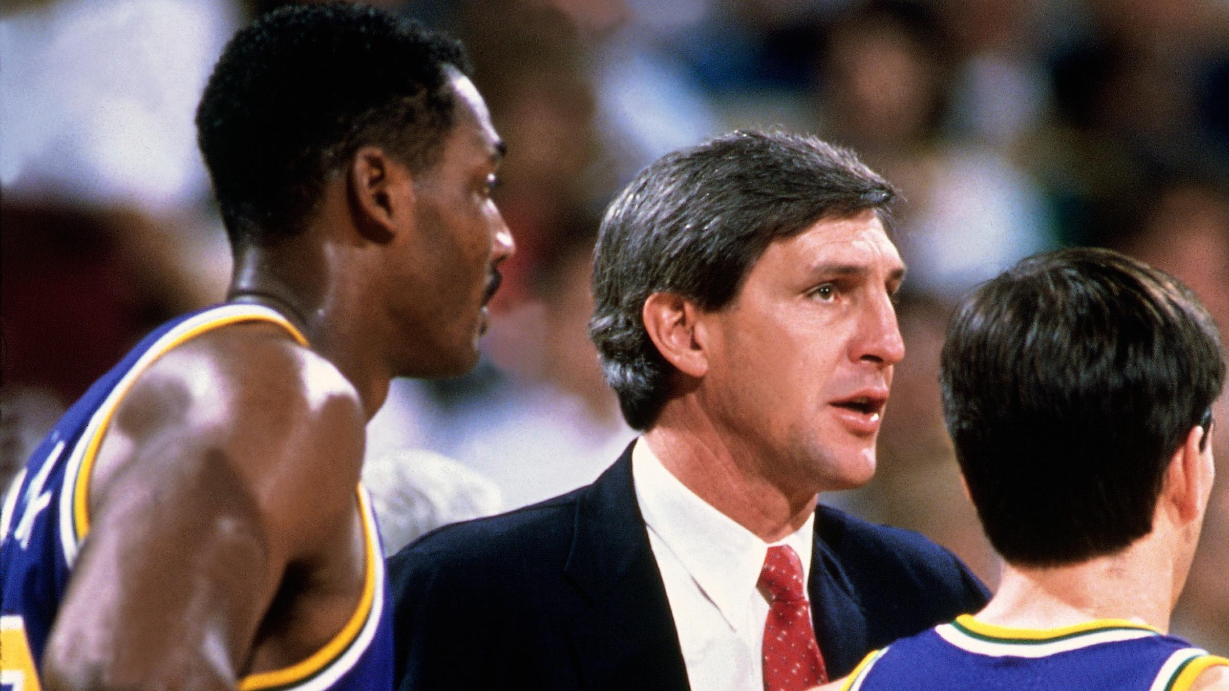 Jerry Sloan, Karl Malone and John Stockton Game Portrait