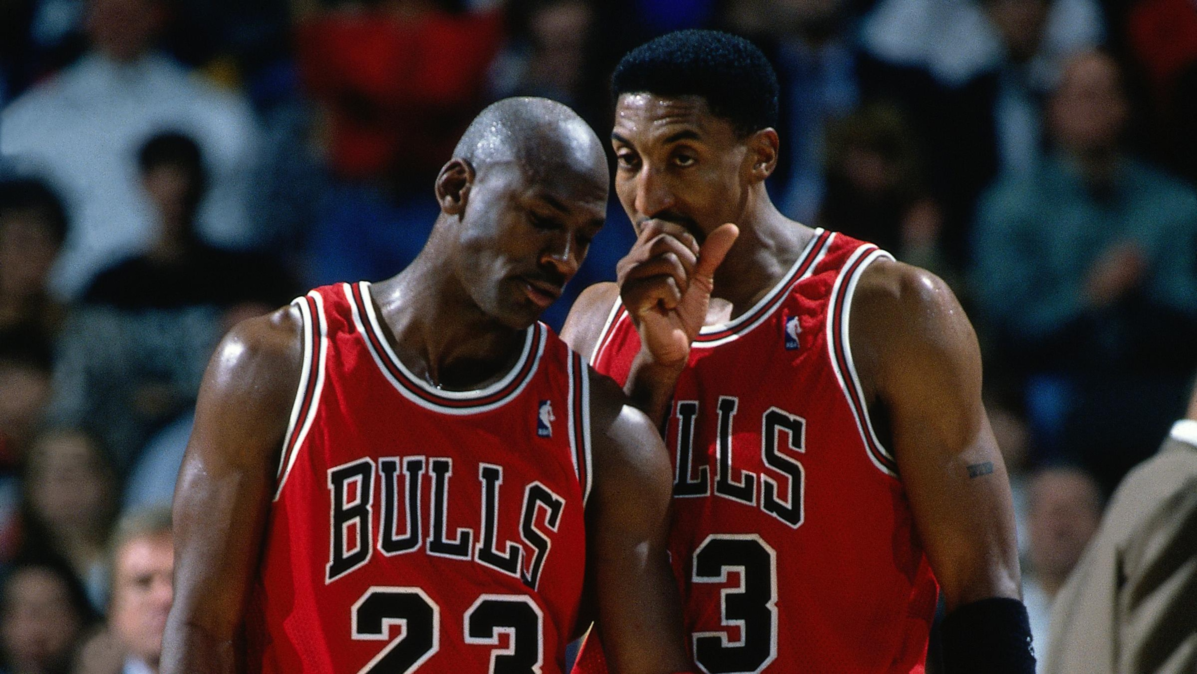 Michael Jordan and Scottie Pippen Game Portrait Michael Jordan and Scottie Pippen Game Portrait