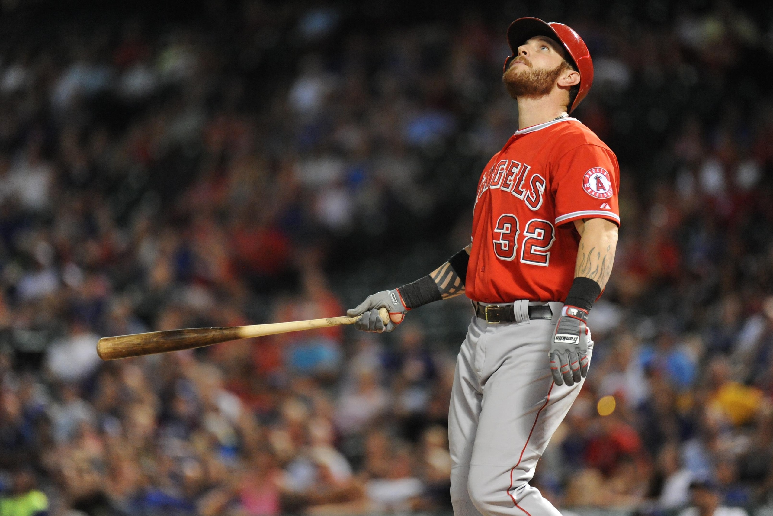 MLB: AUG 15 Angels at Rangers