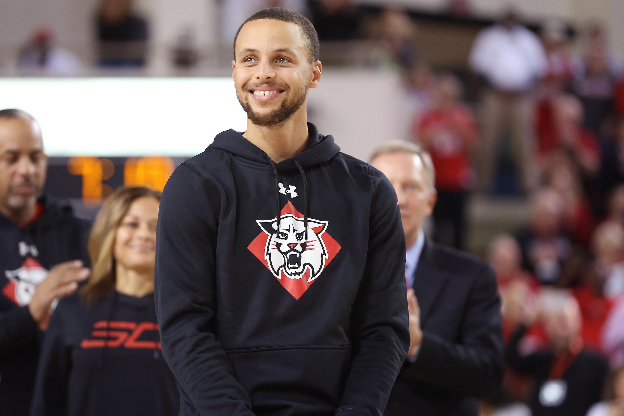 Stephen Curry Ceremony at Davidson College