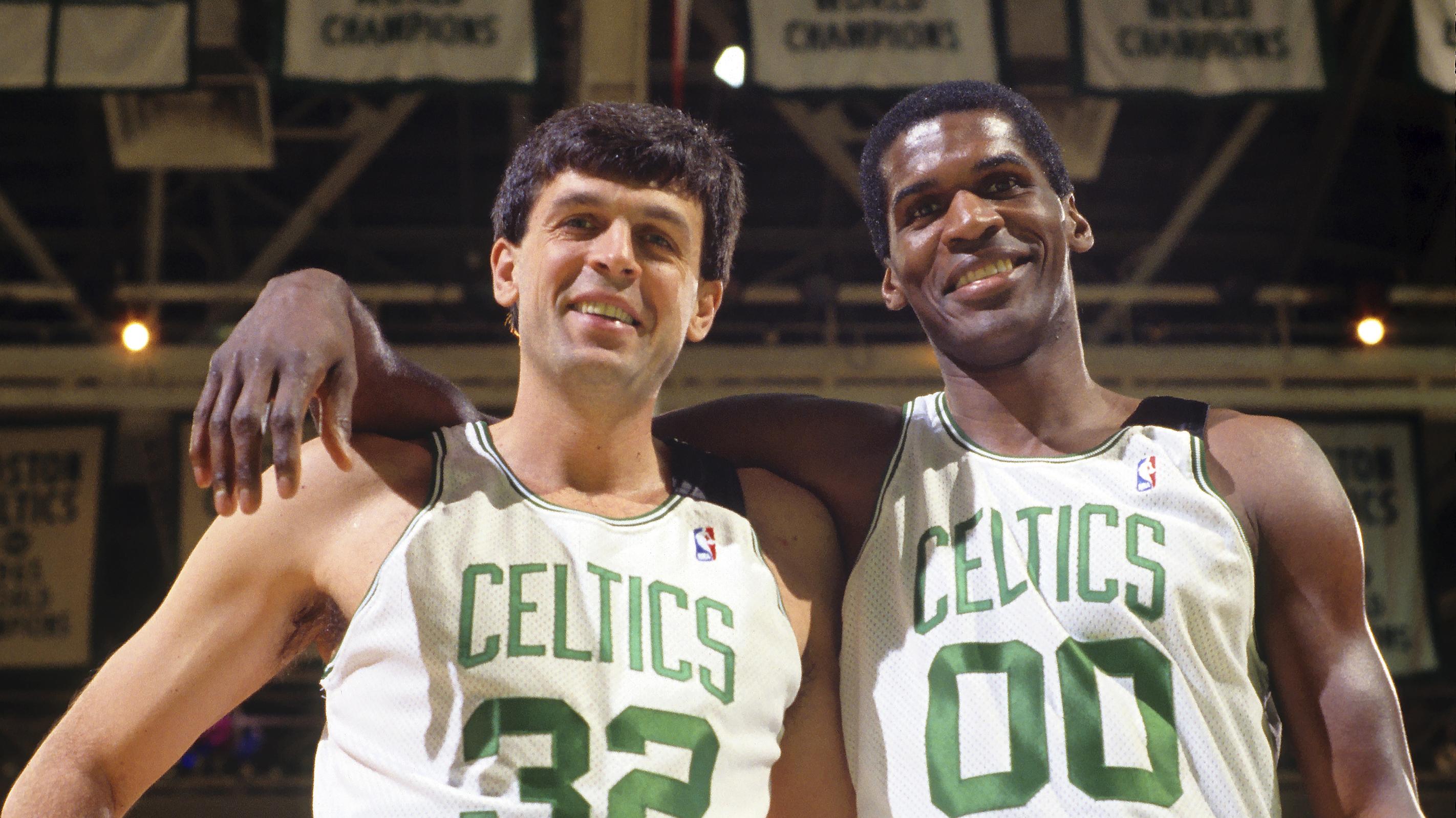 Boston Celtics Kevin and McHale and Robert Parish