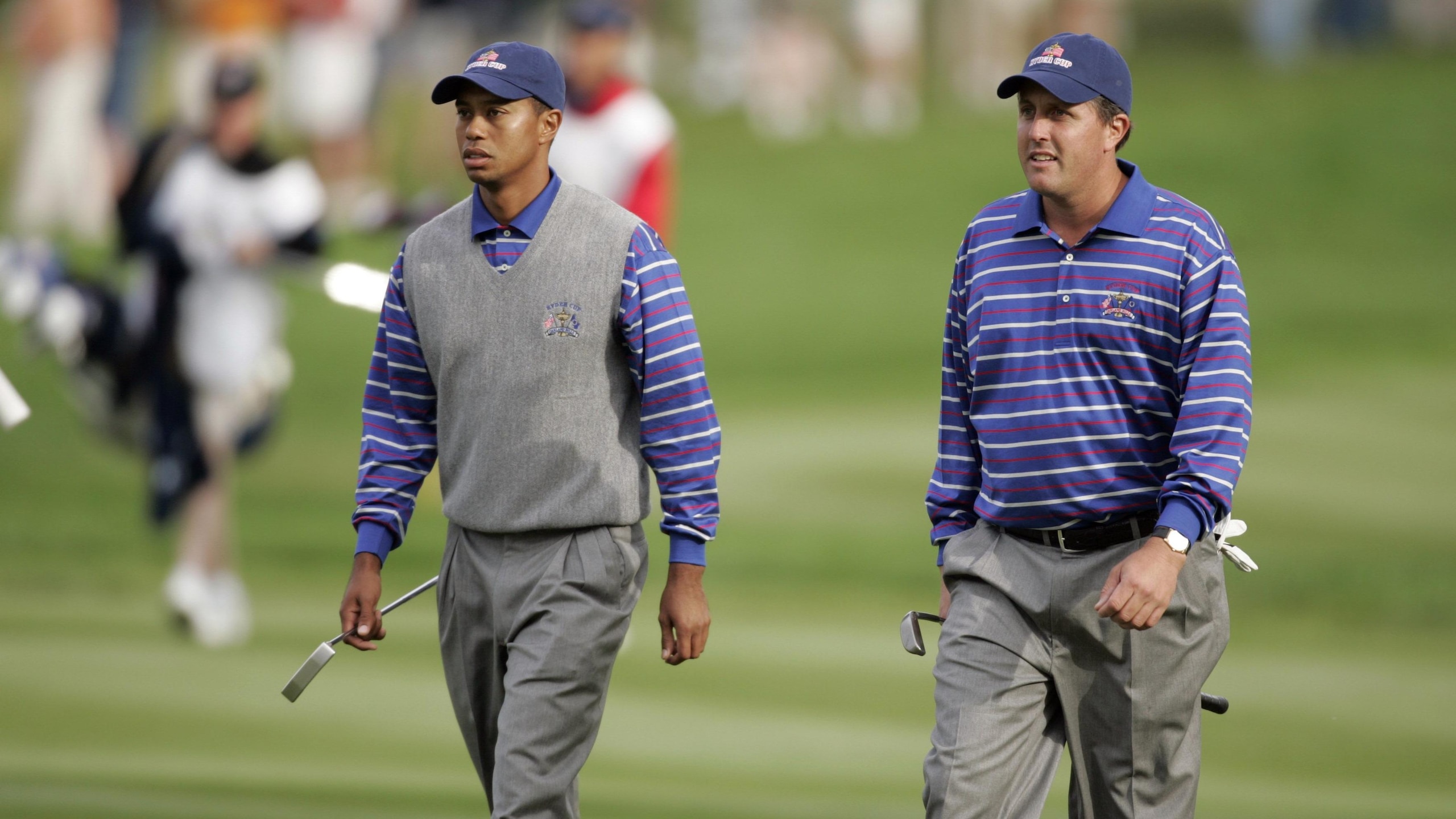 USA Phil Mickelson and Tiger Woods, 2004 Ryder Cup