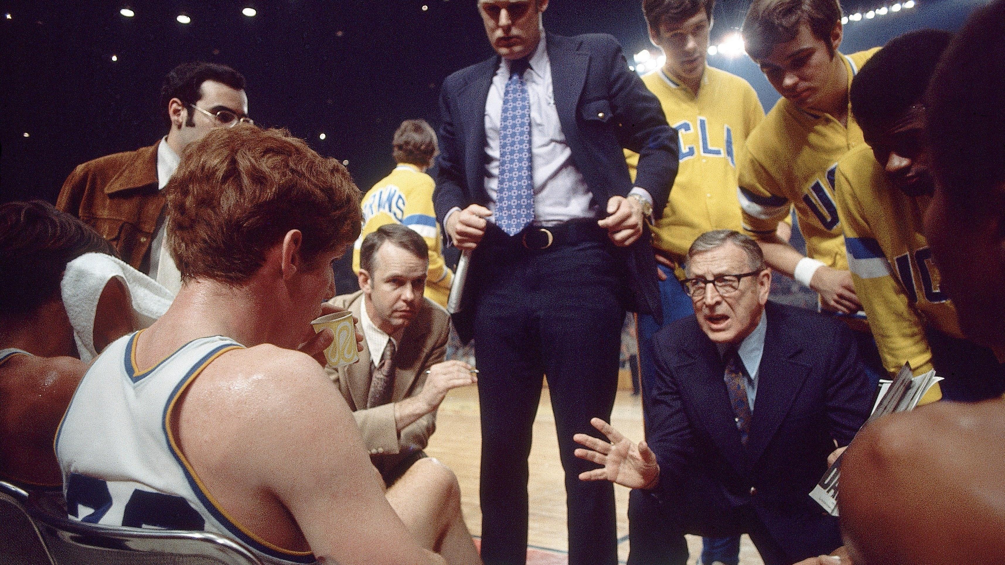 UCLA Coach John Wooden, 1972 NCAA Finals