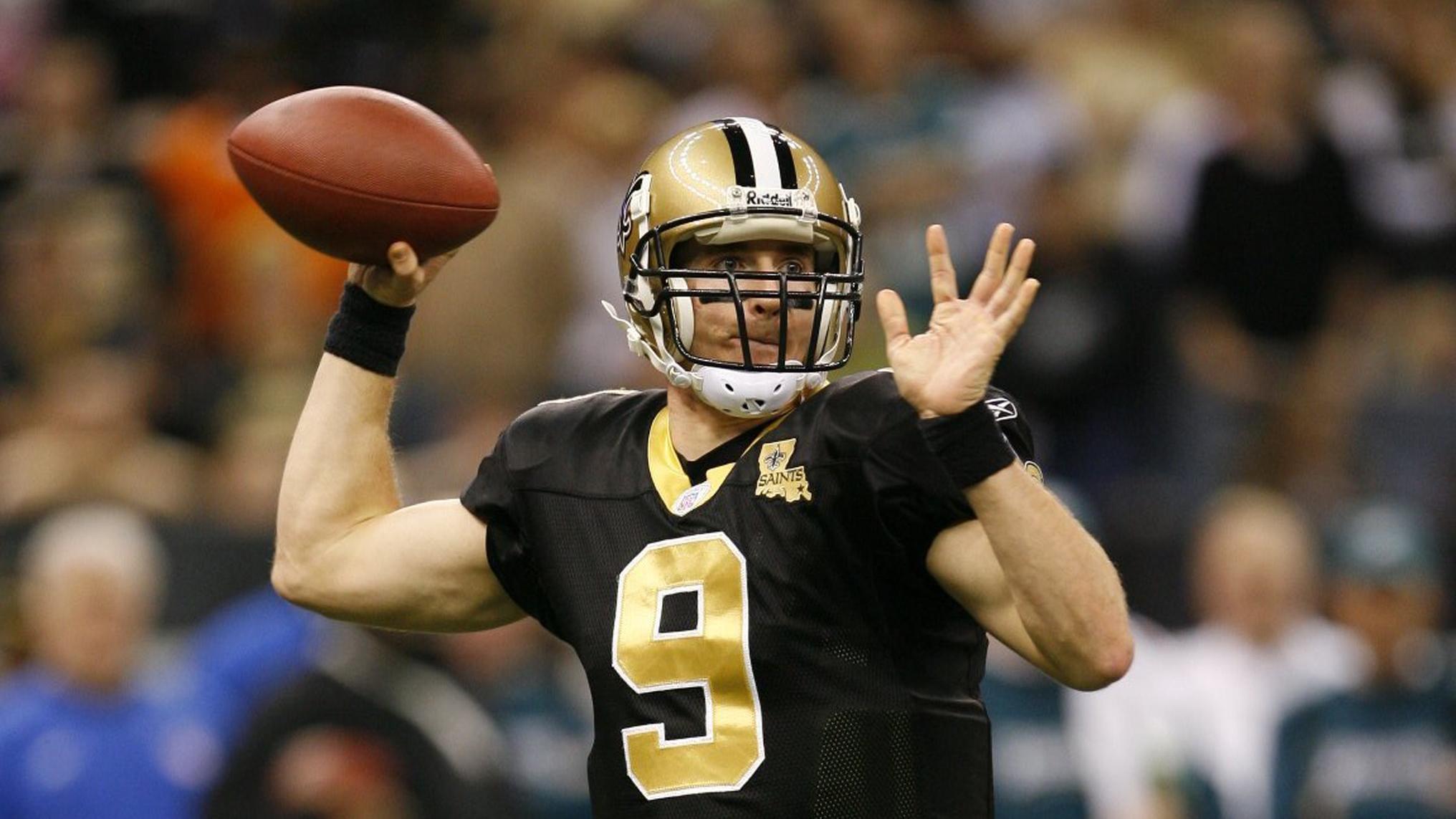 New Orleans Saints QB Drew Brees, 2007 NFC Divisional Playoffs