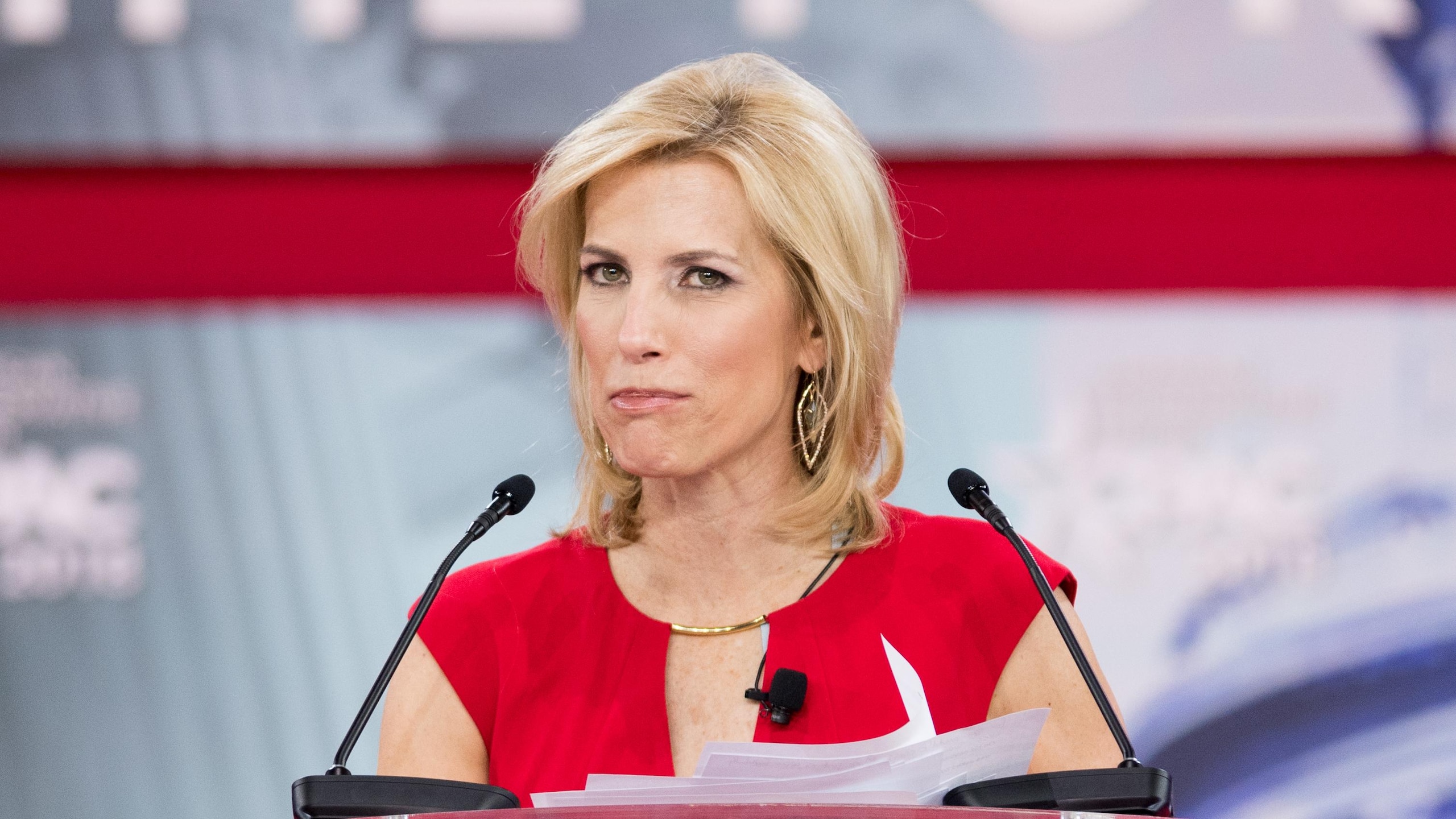 Laura Ingraham, American radio host, at the Conservative...