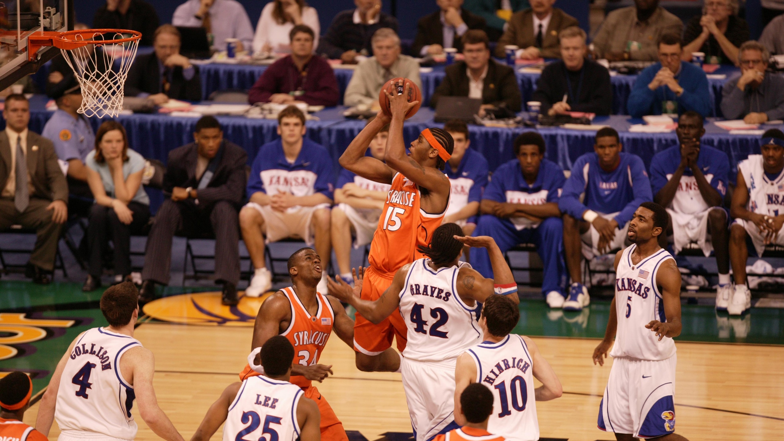 University of Kansas vs Syracuse University, 2003 NCAA Finals University of Kansas vs Syracuse University, 2003 NCAA Finals