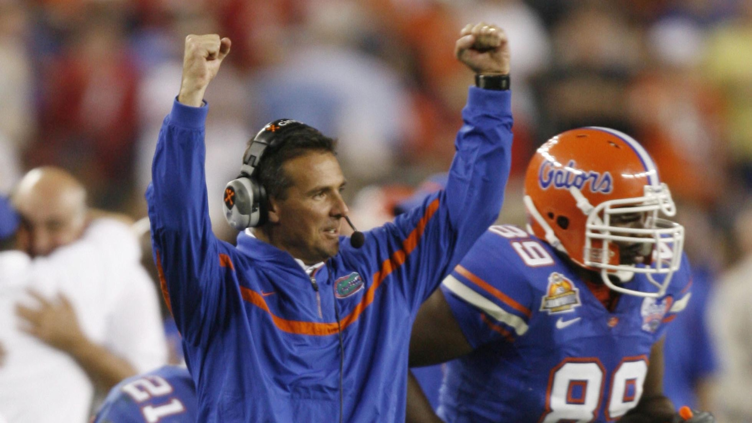 Urban Meyer, head coach of the University of Florida Gators,