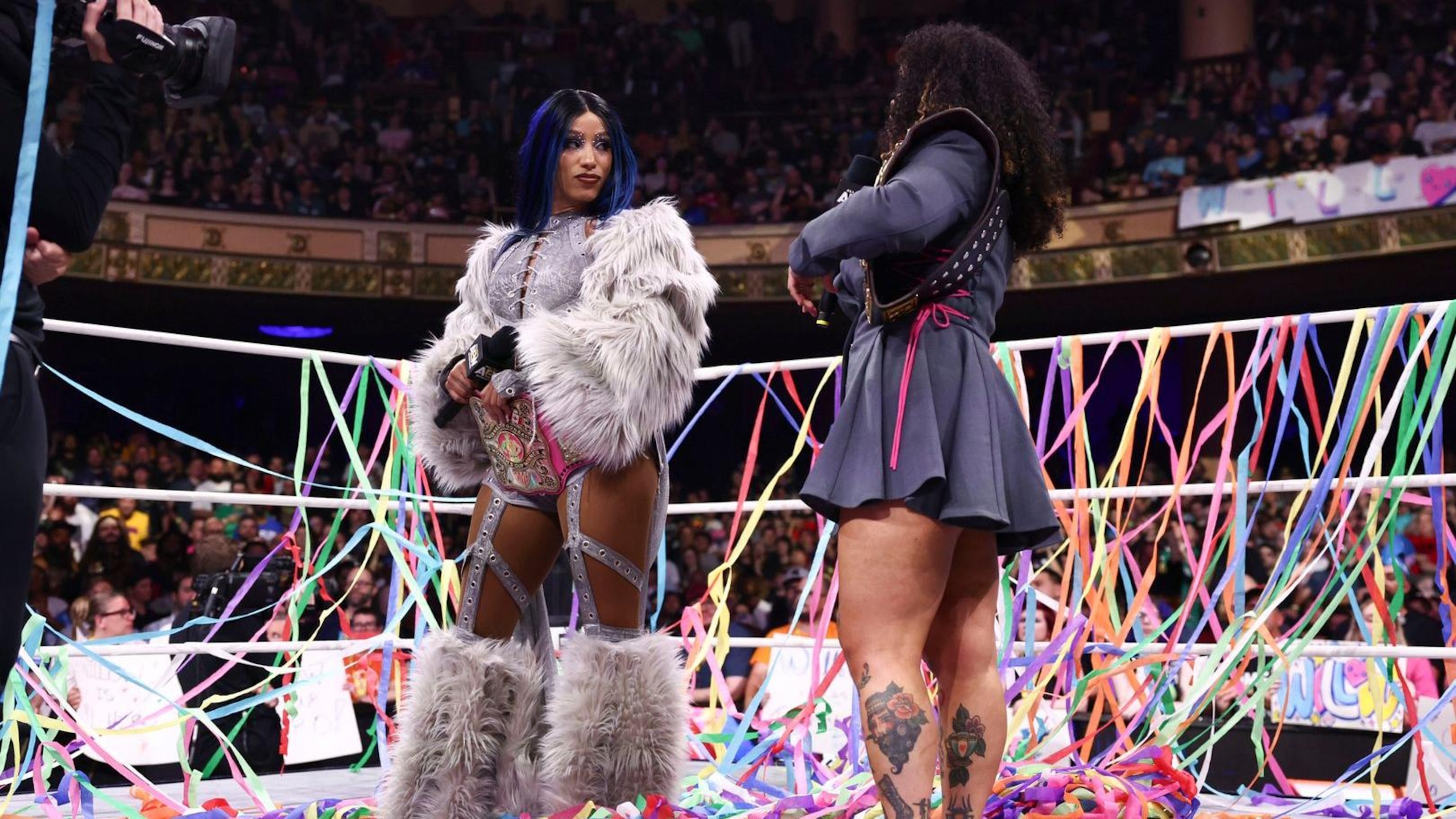 Mercedes Mone and Willow Nightingale in AEW