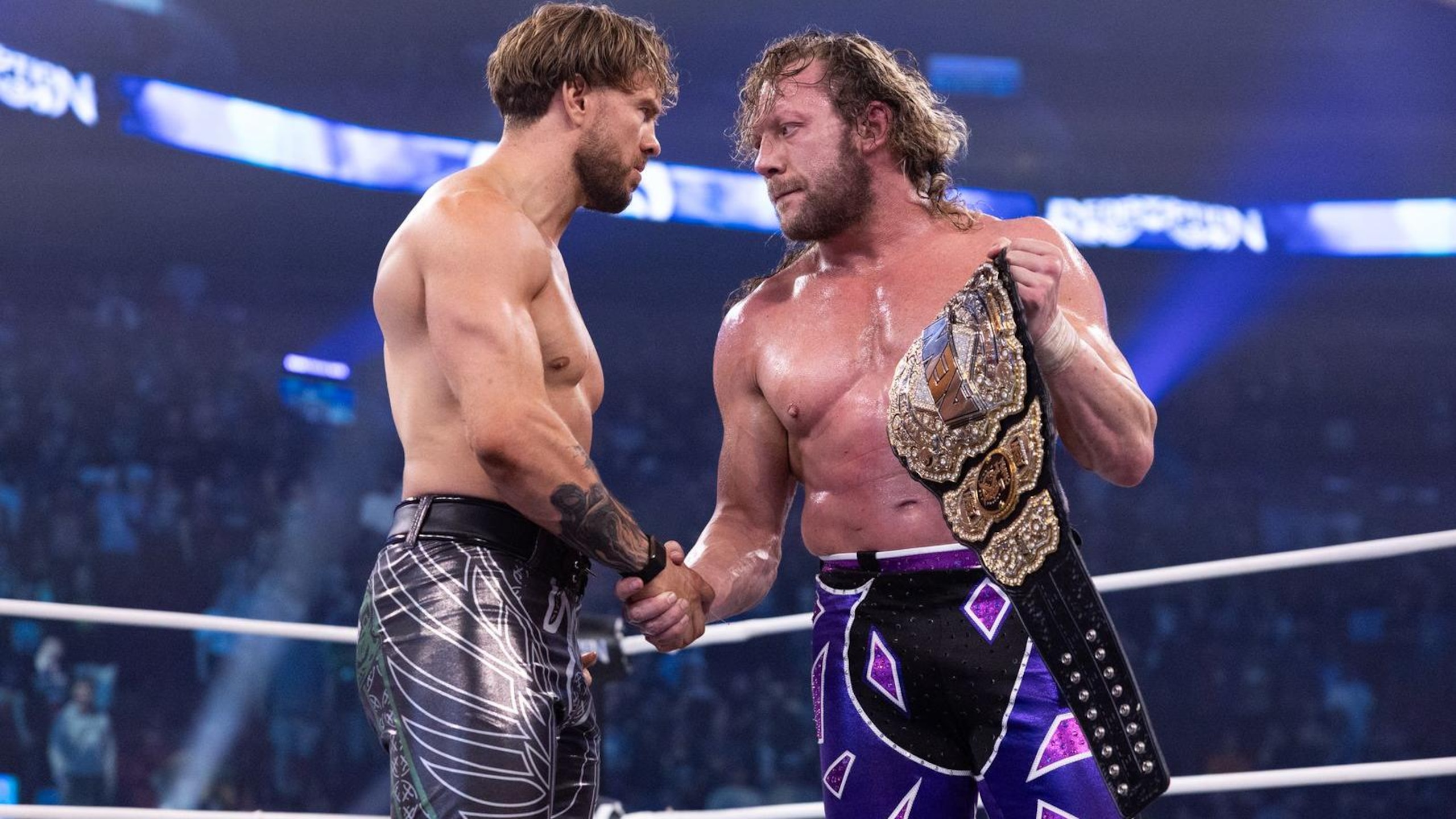 Will Ospreay and AEW World Champion Kenny Omega