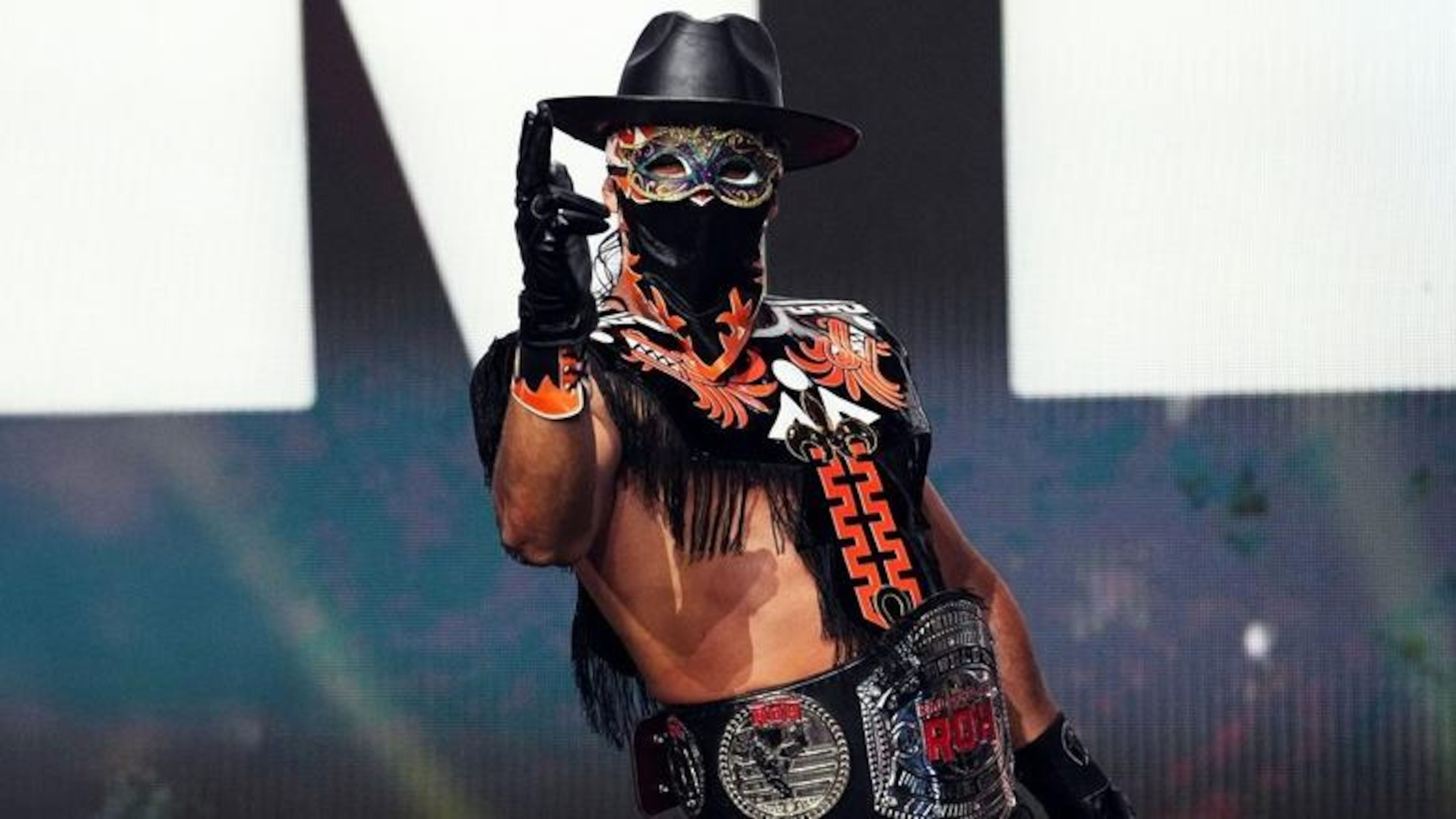 Bandido as ROH World Champion.