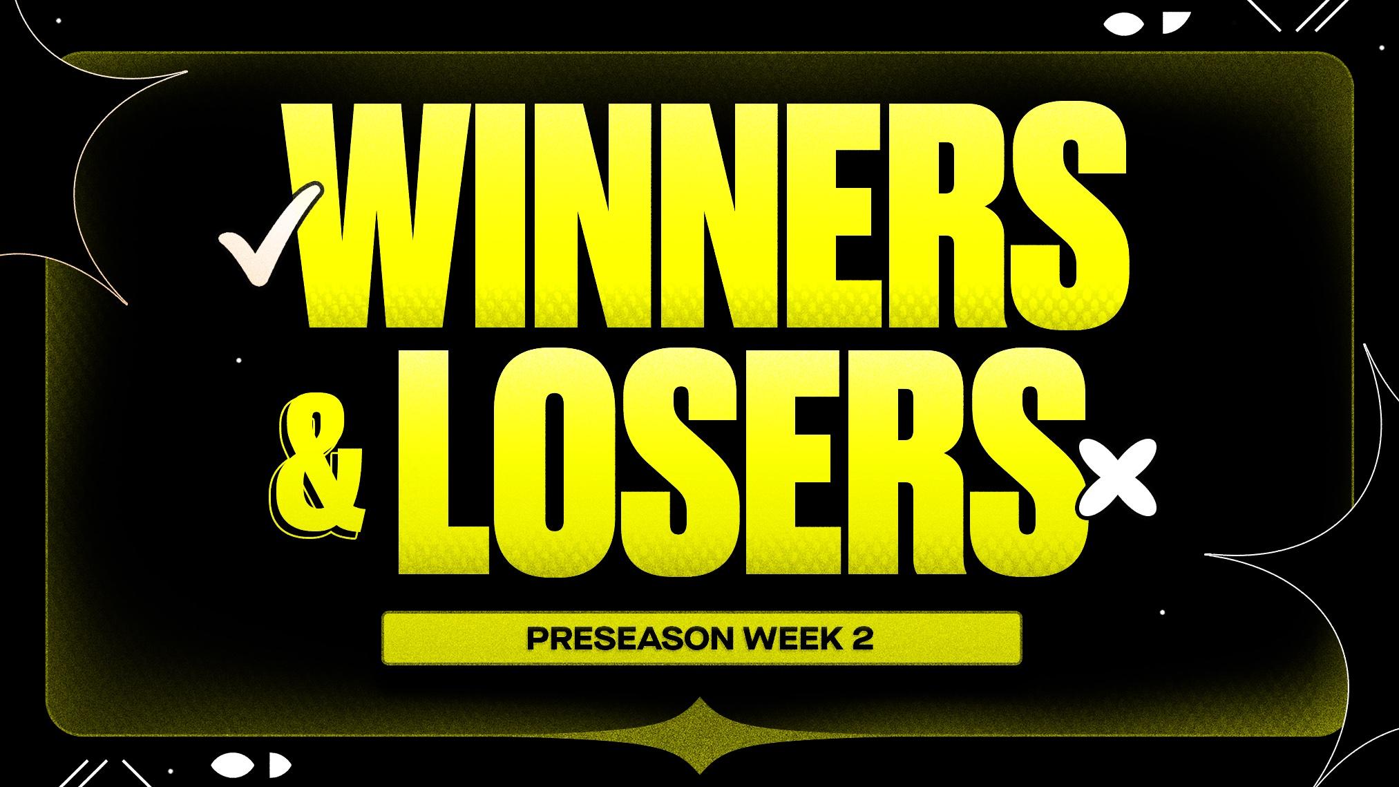 NFL Preseason Week 2 Winners and Losers
