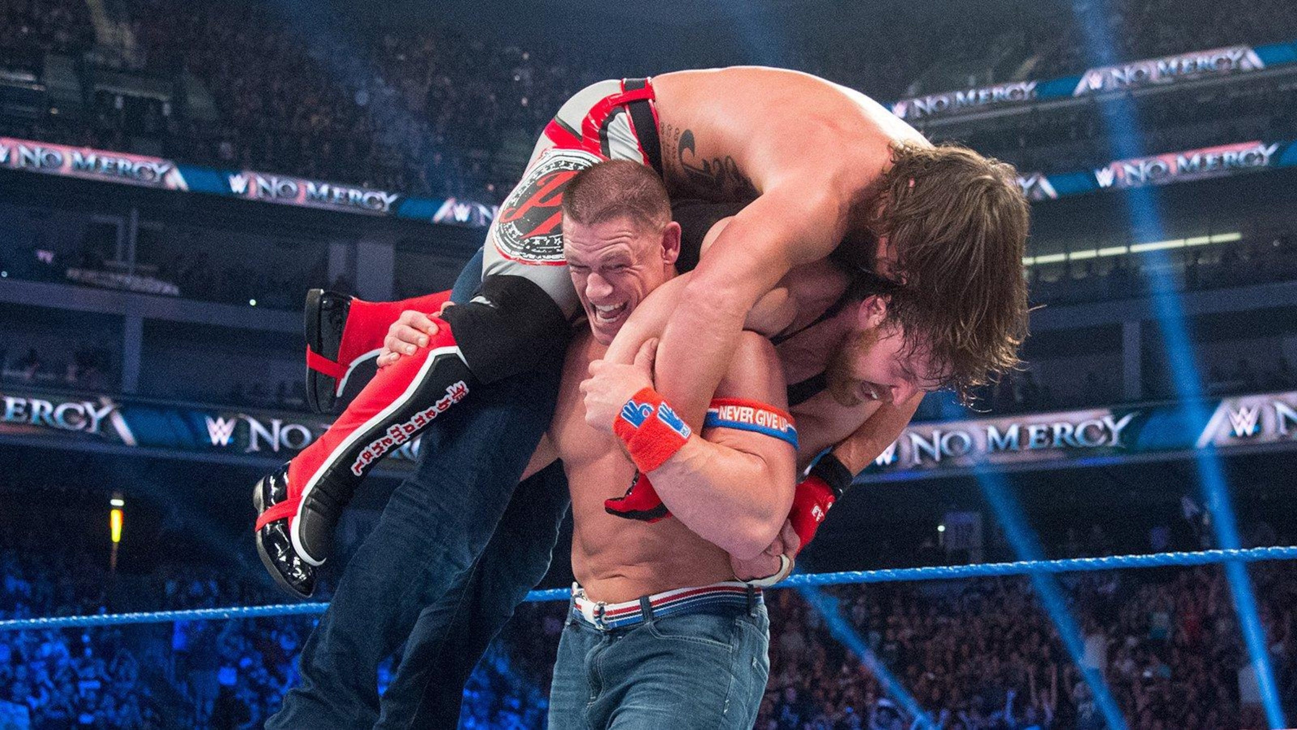 John Cena vs AJ Styles vs Dean Ambrose at WWE No Mercy 2016