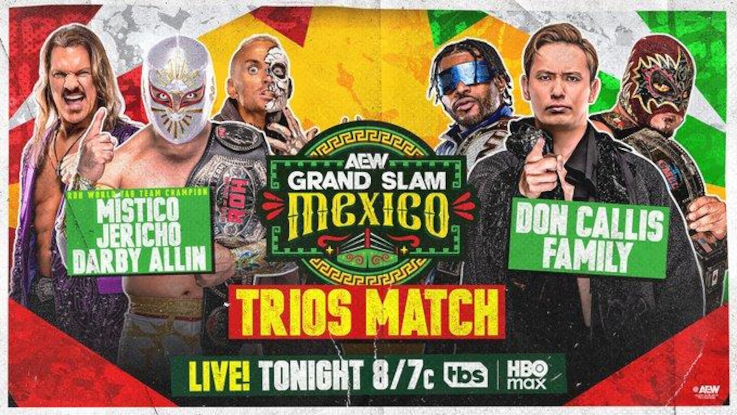 Mistico Jericho Allin Okada Knight Hechicero AEW Mistico Jericho Allin Okada Knight Hechicero AEW