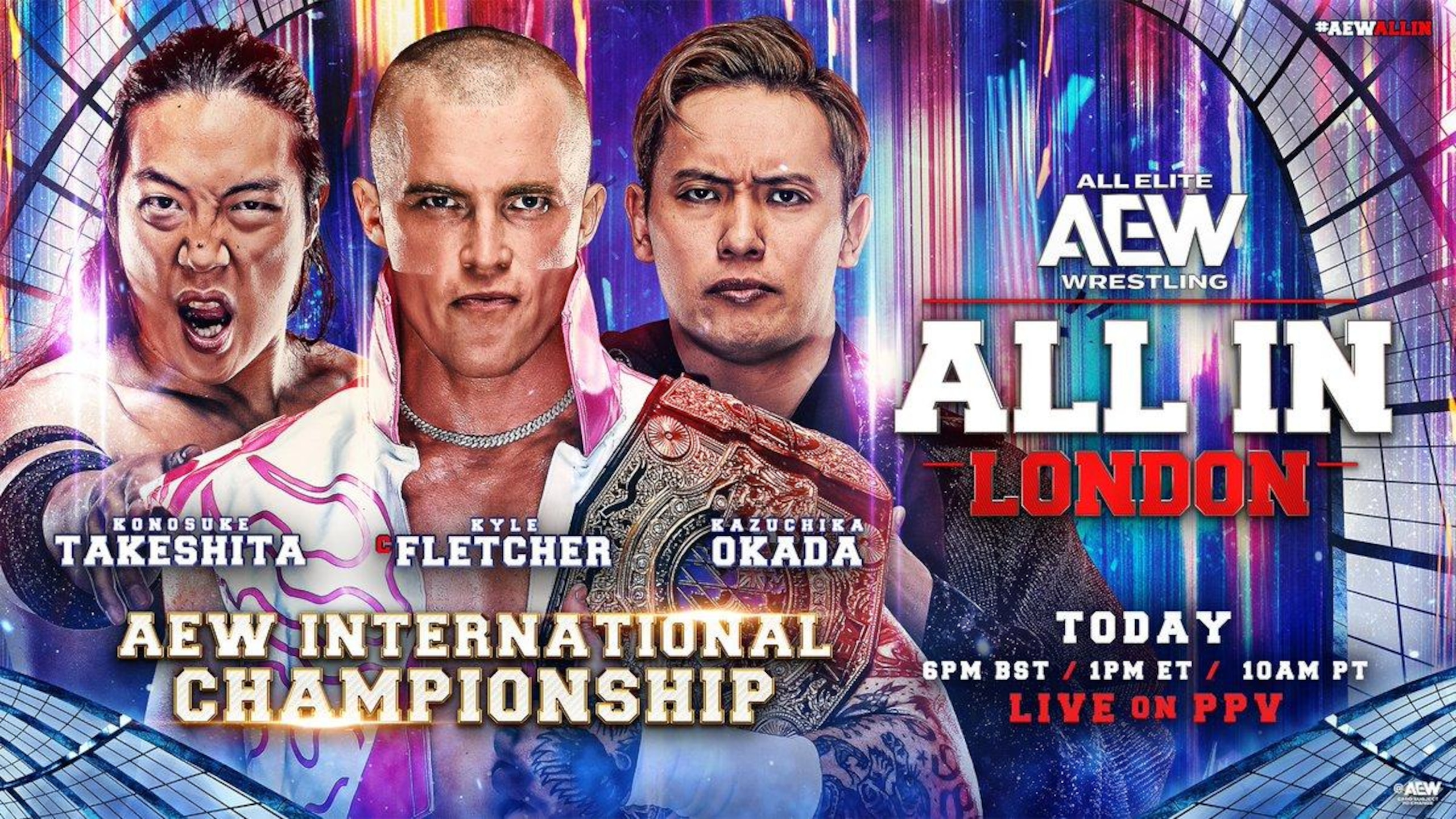 AEW - Konosuke Takeshita vs. Kazuchika Okada vs. Kyle Fletcher AEW - Konosuke Takeshita vs. Kazuchika Okada vs. Kyle Fletcher