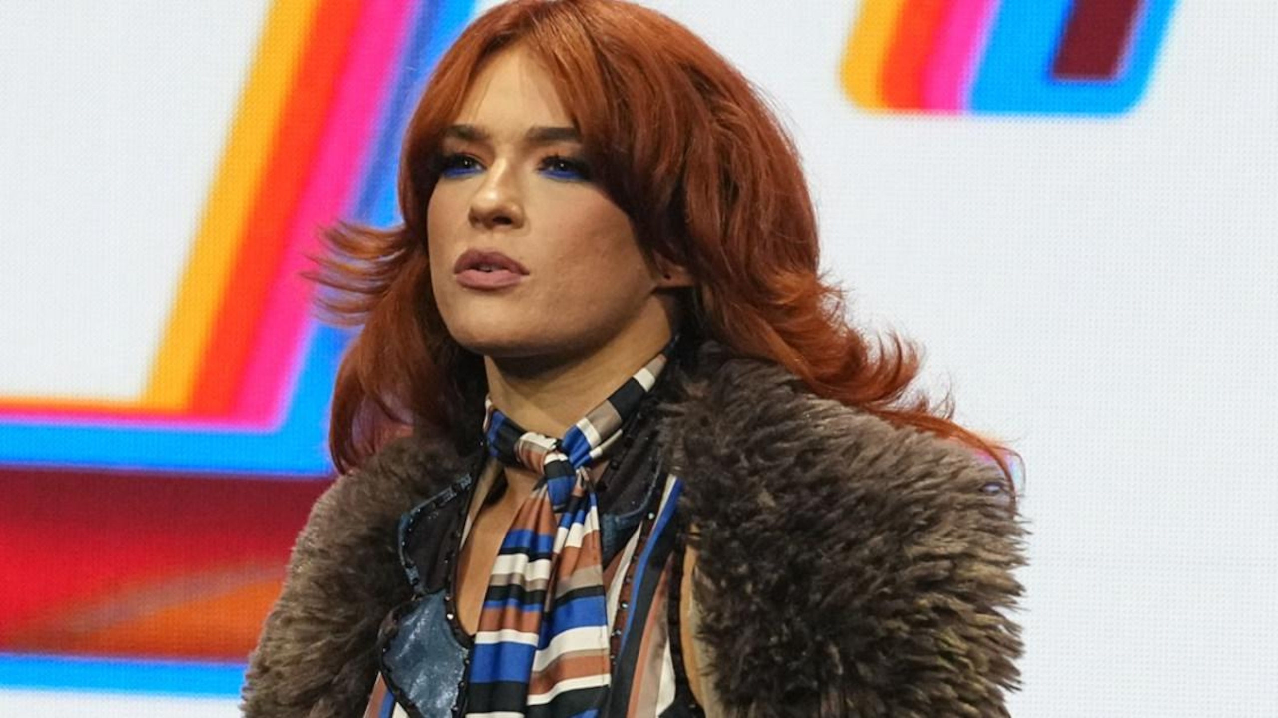 Jamie Hayter focused on the Women's World Championship. Jamie Hayter focused on the Women's World Championship.