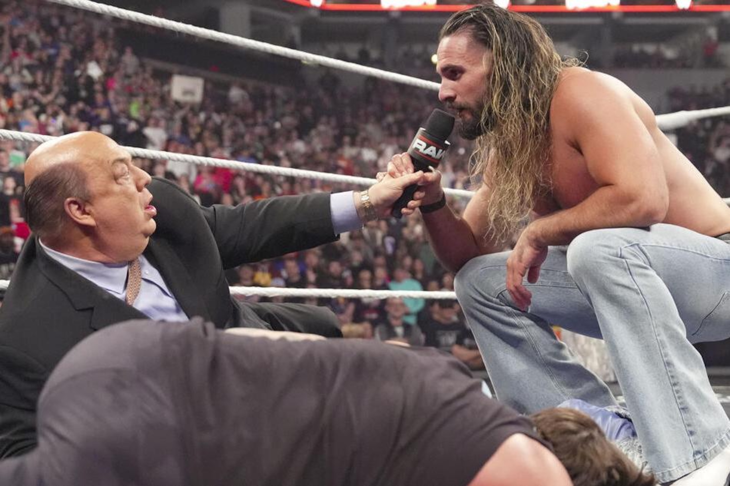 Seth Rollins threatened Paul Heyman to get a favor out of him. Seth Rollins threatened Paul Heyman to get a favor out of him.