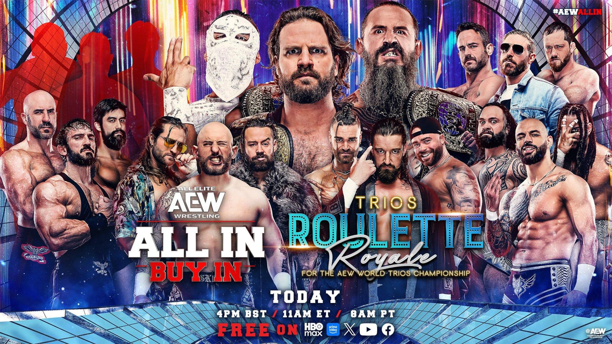AEW - Trios Roulette Royale at All In AEW - Trios Roulette Royale at All In