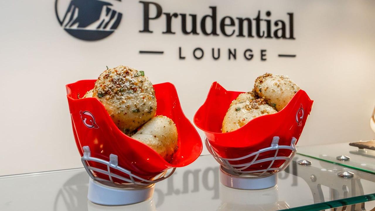 Garlic Knots in a Goalie Helmet